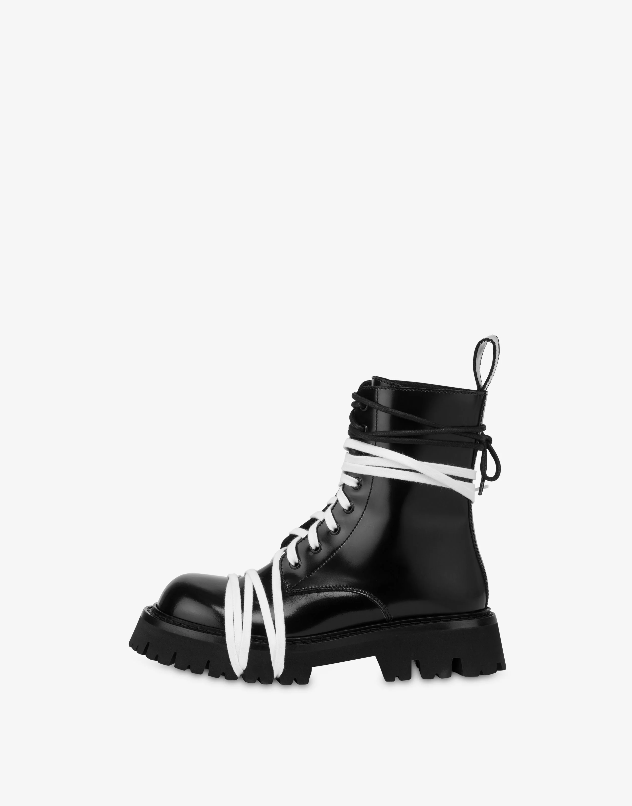 Biker boots in brushed calfskin - Image 3