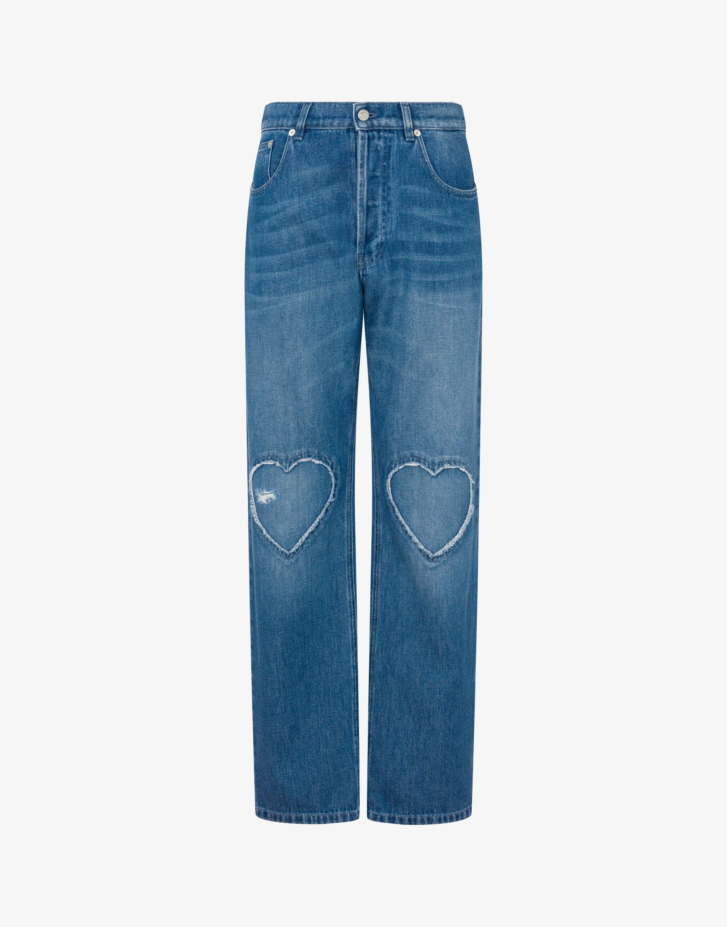 Blue cotton denim pants - Image 5