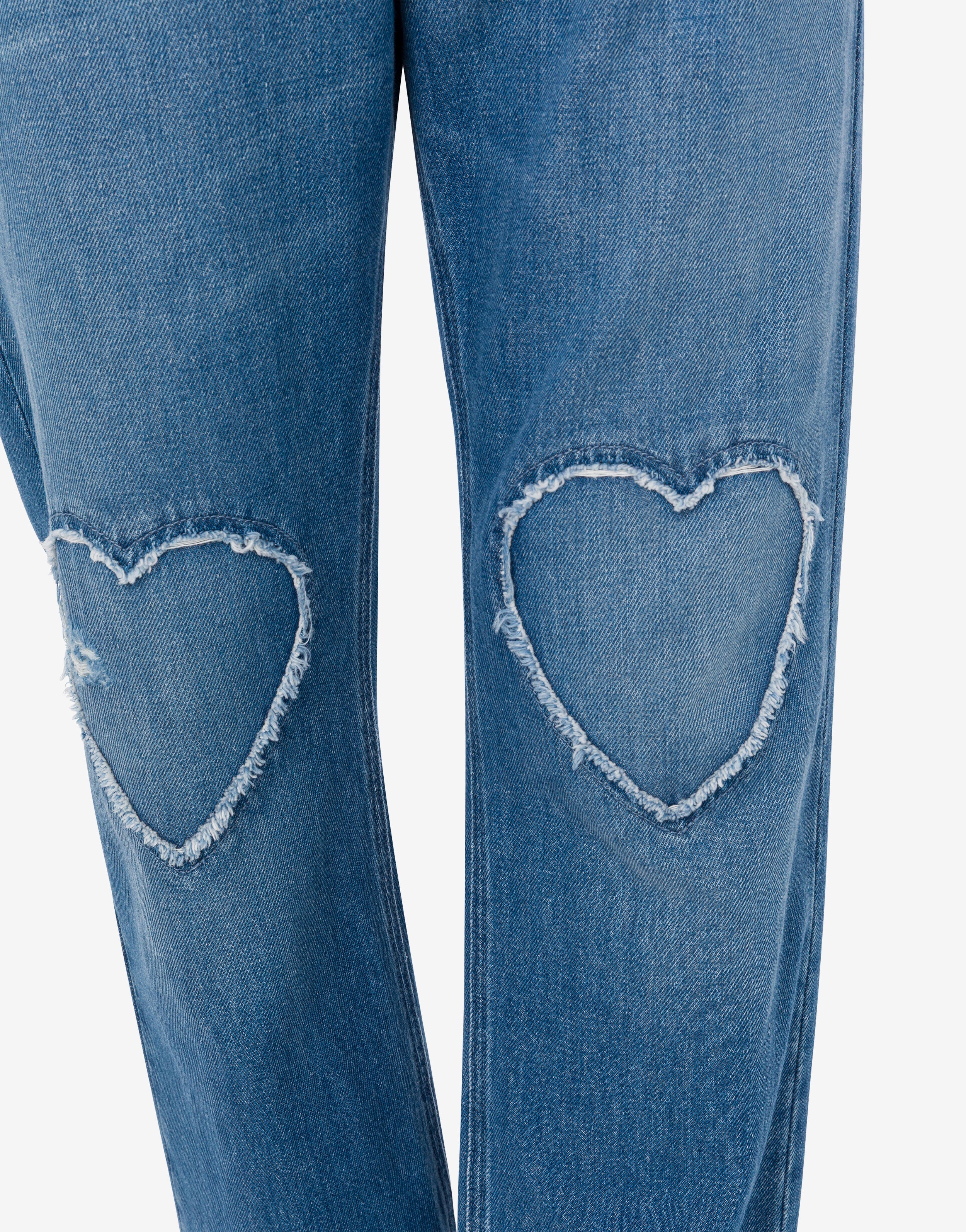 Blue cotton denim pants - Image 4