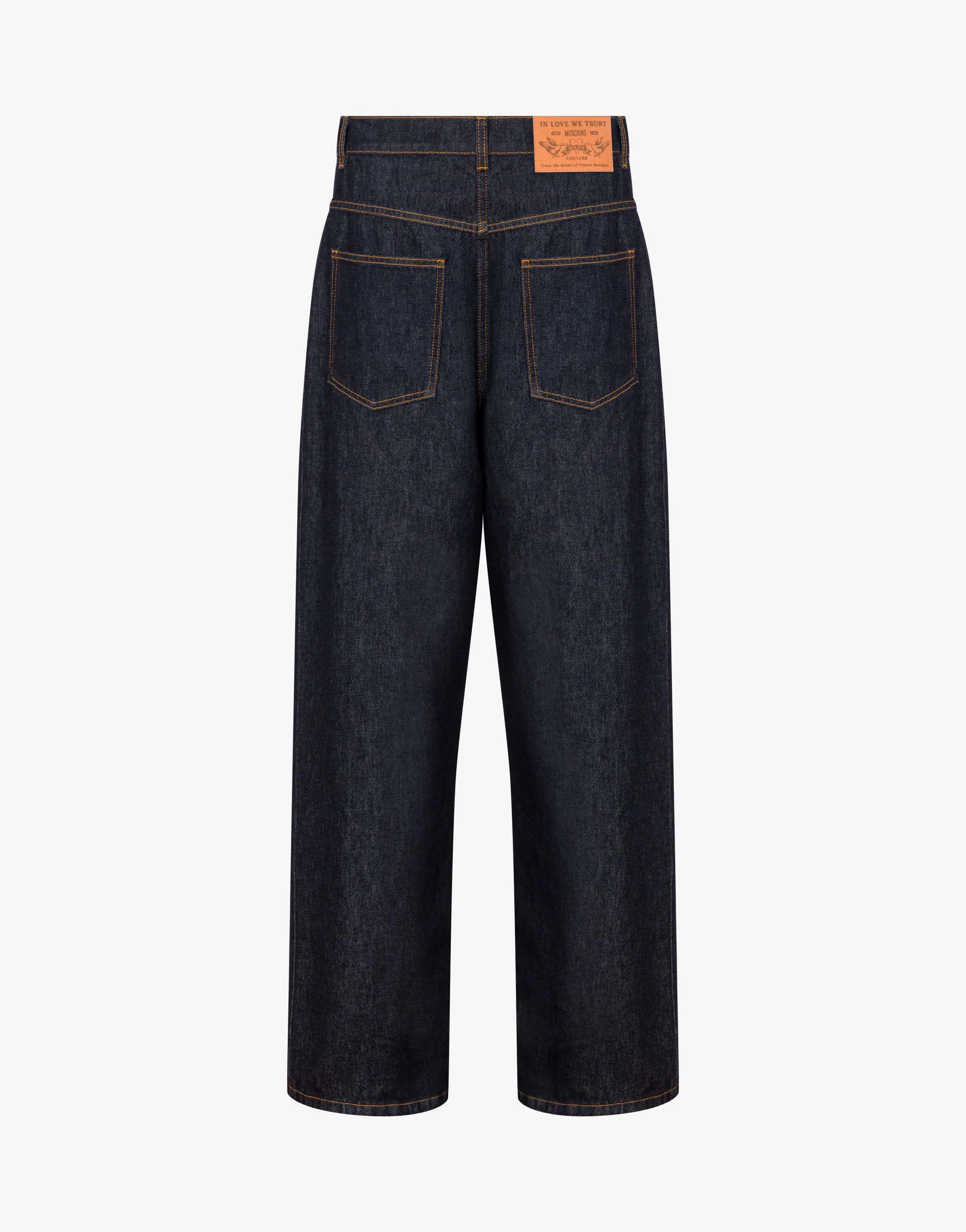 Blue cotton denim pants - Image 5