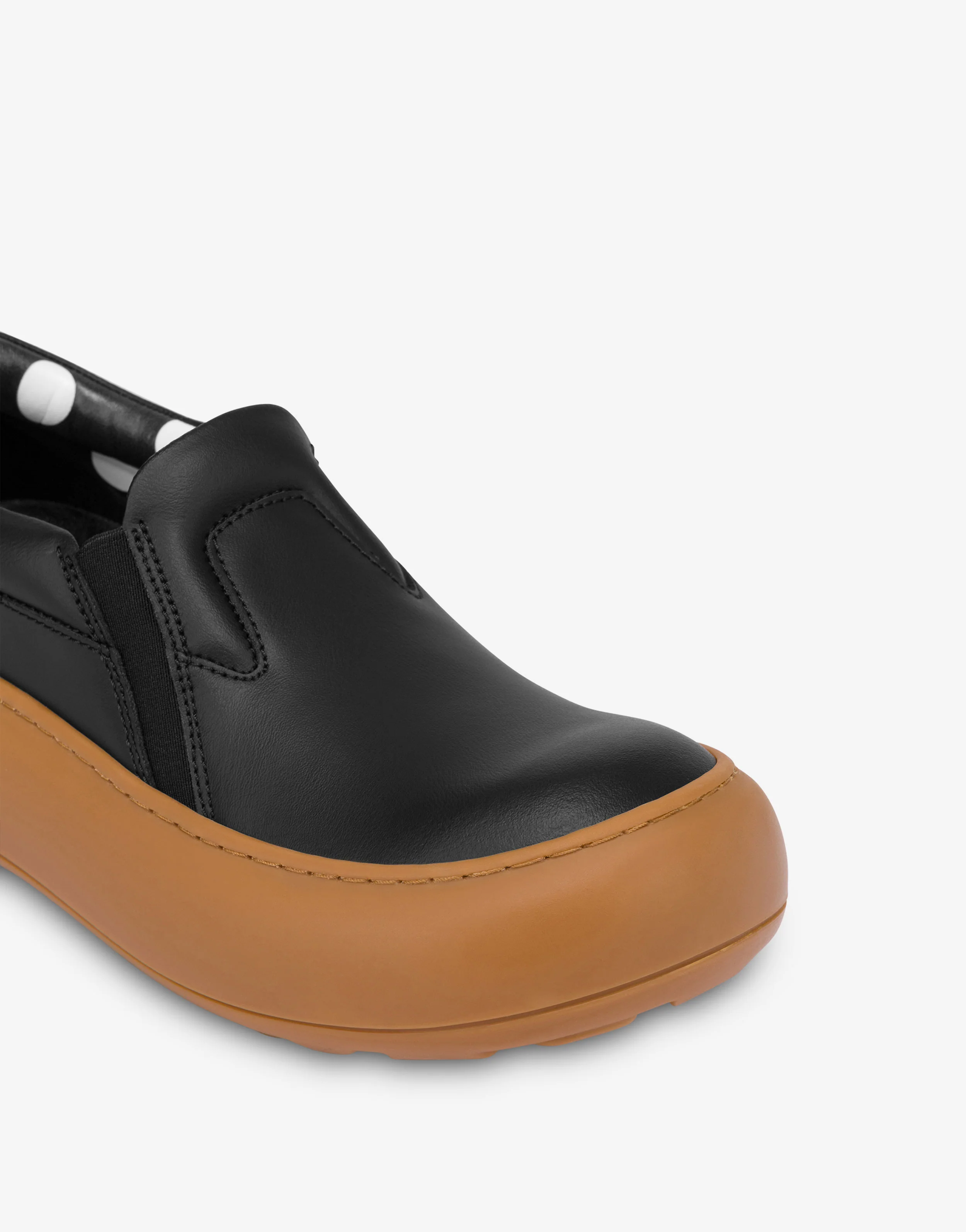 Calfskin slip-on trainers - Image 4