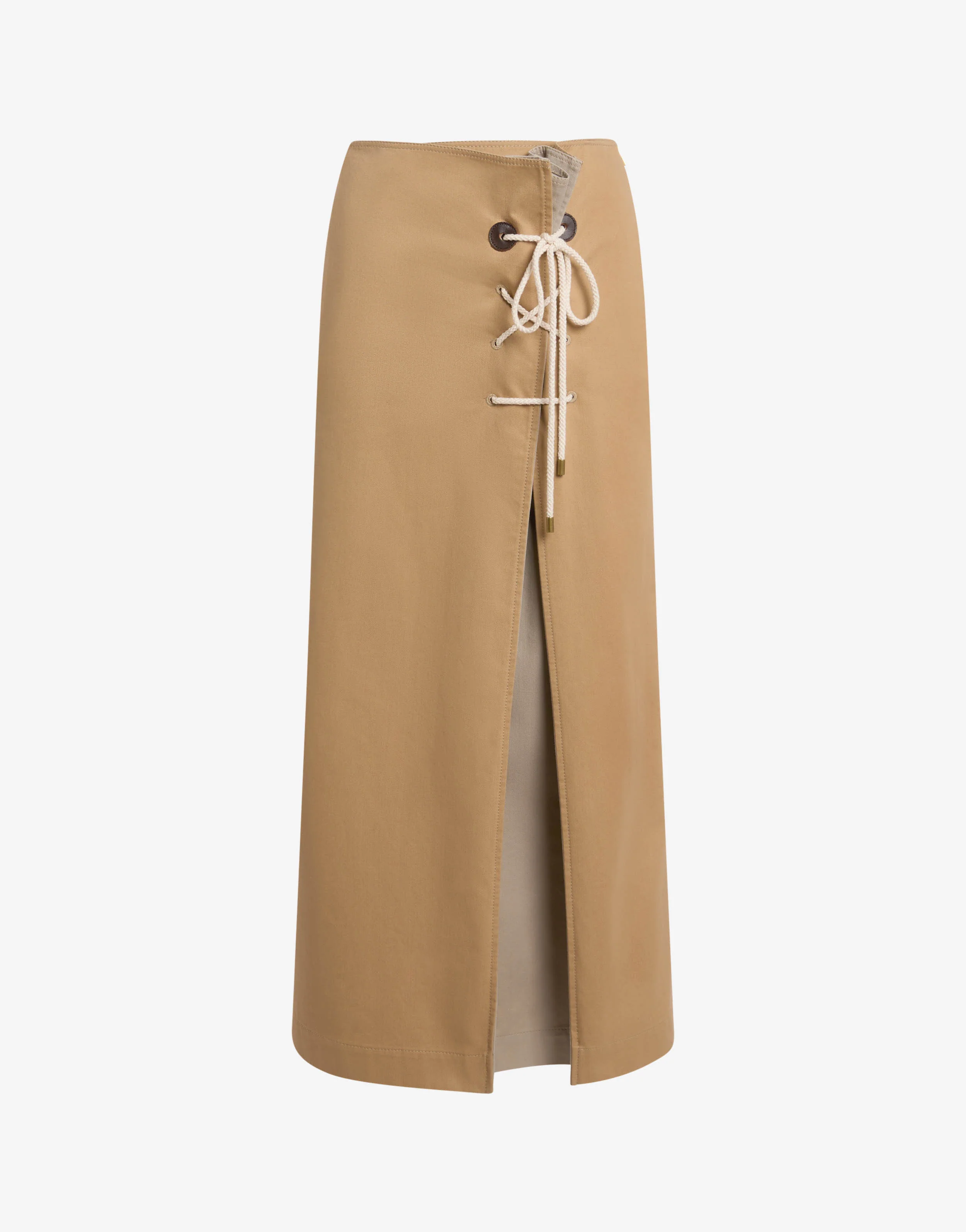 Cotton gabardine skirt - Image 5