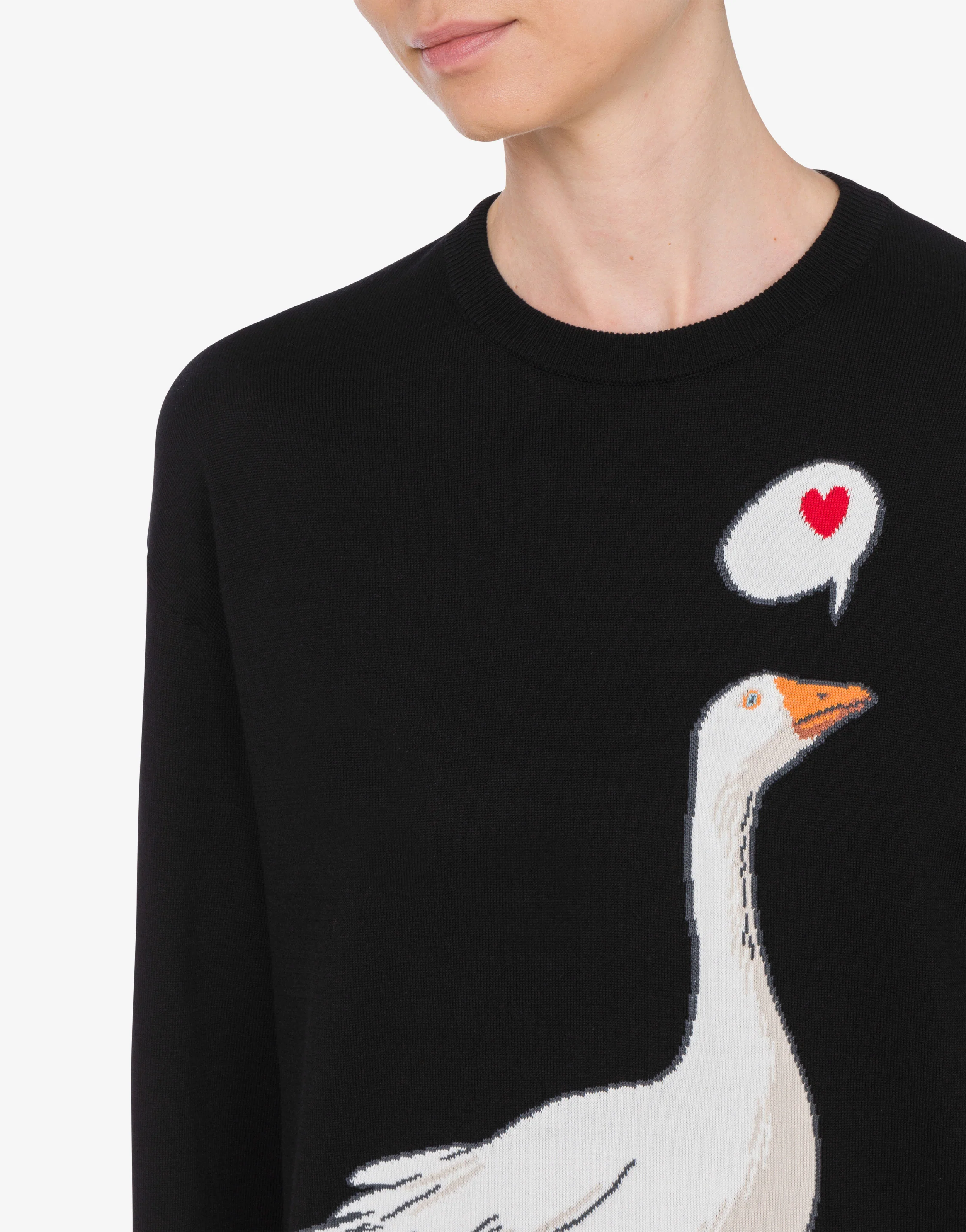 Cotton Knit Dress Goose - Image 4