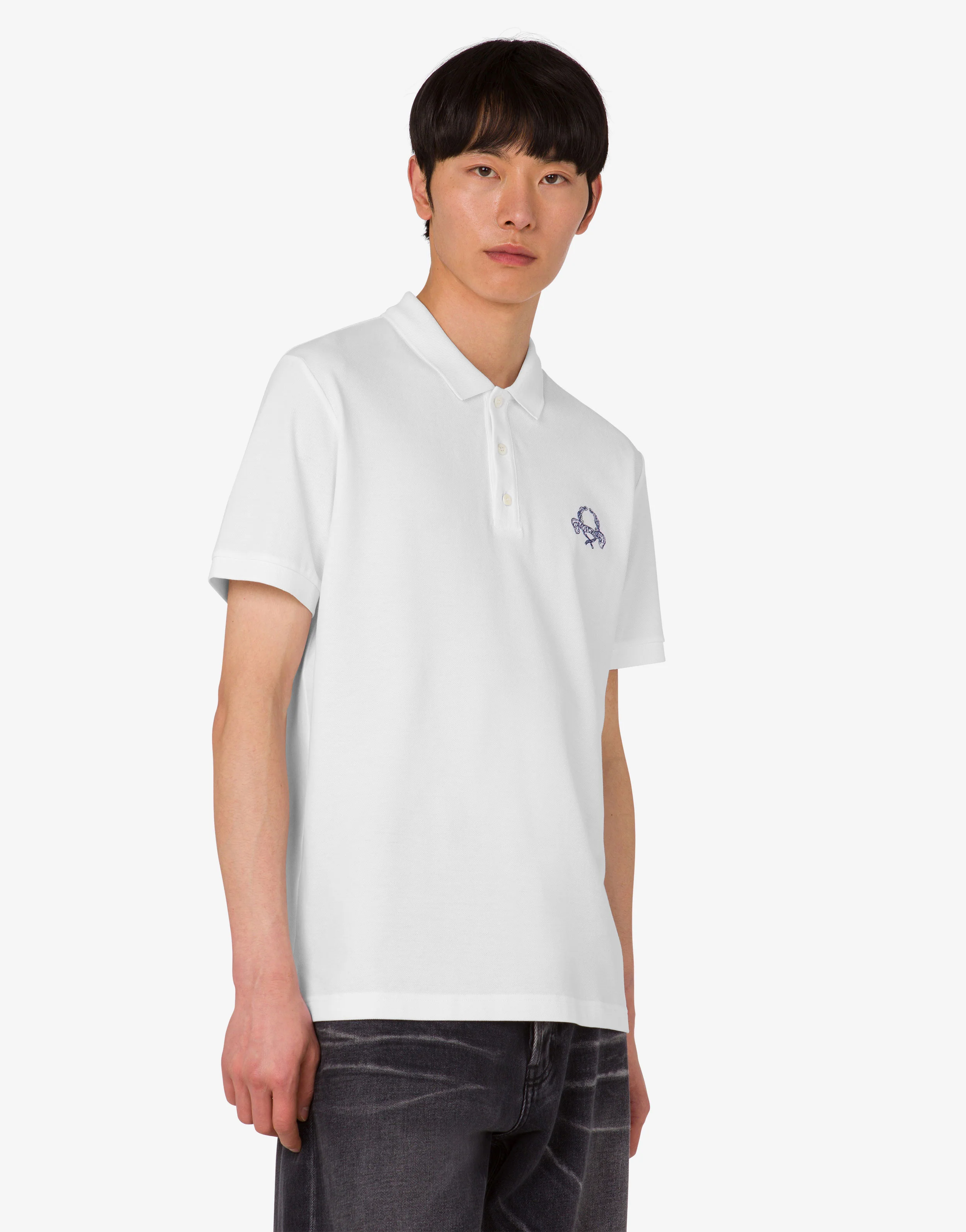 Cotton pique polo shirt Laurel Crown - Image 3