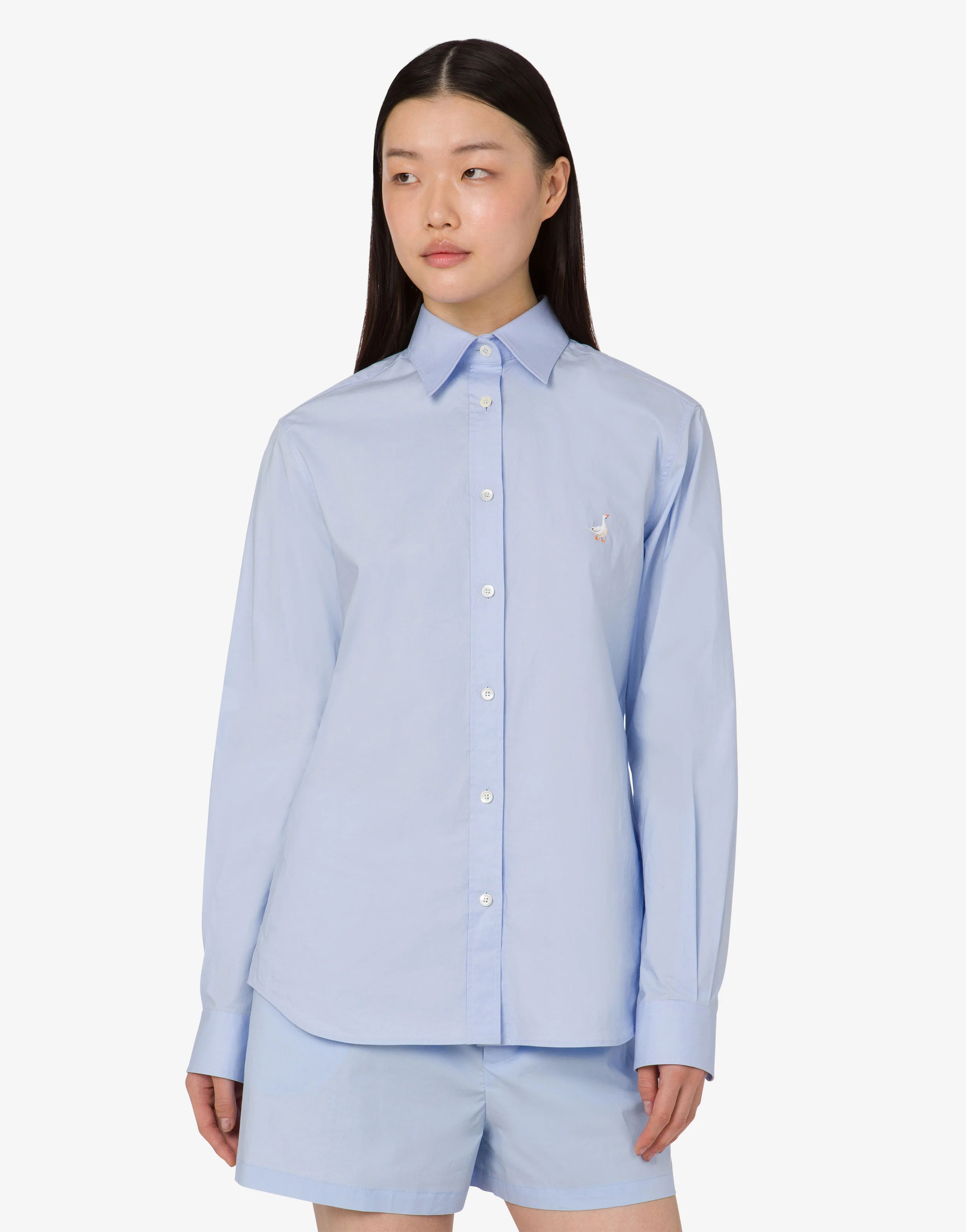 Cotton poplin shirt Goose - Image 3
