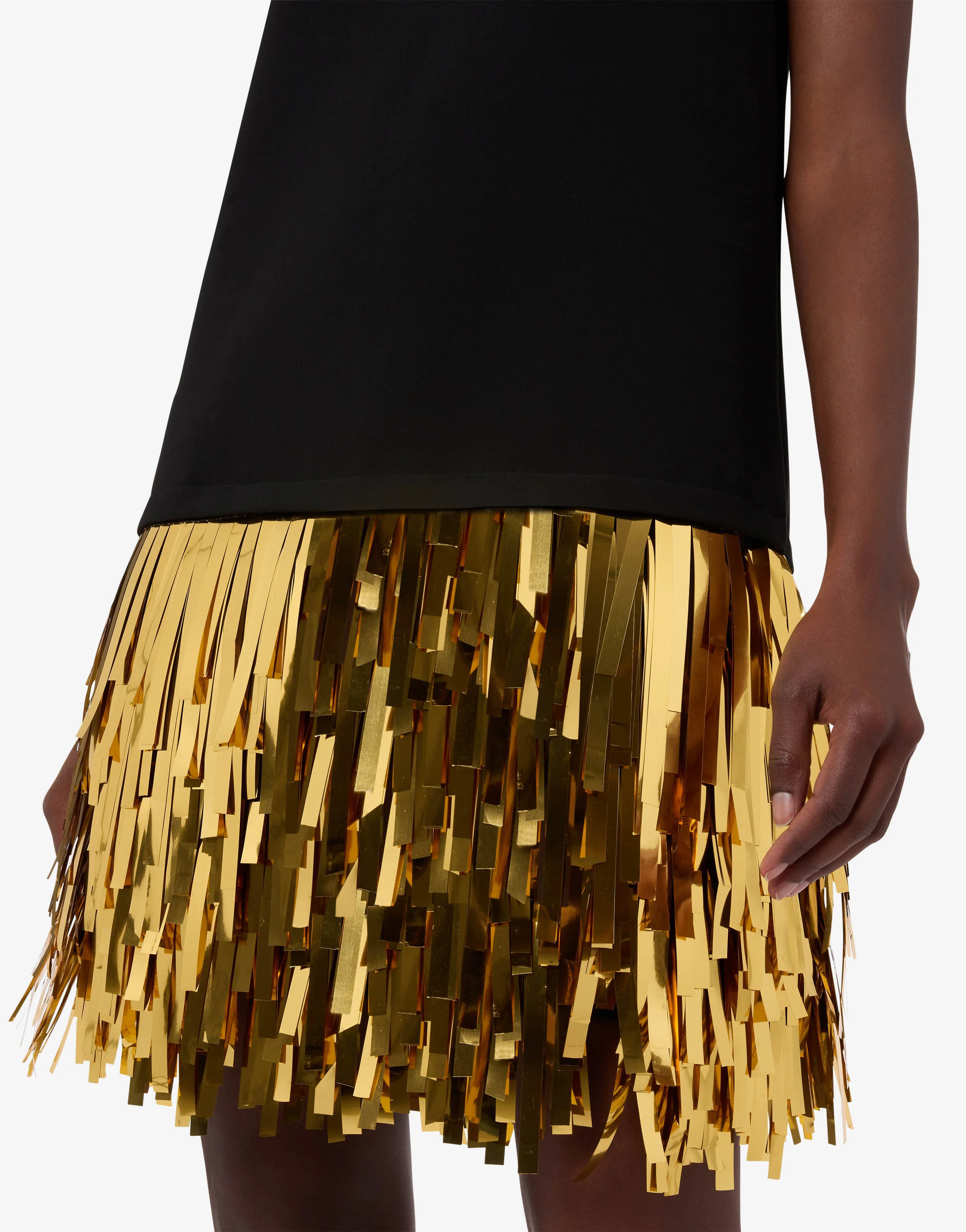 Embellished stretch crepe dress - Image 3