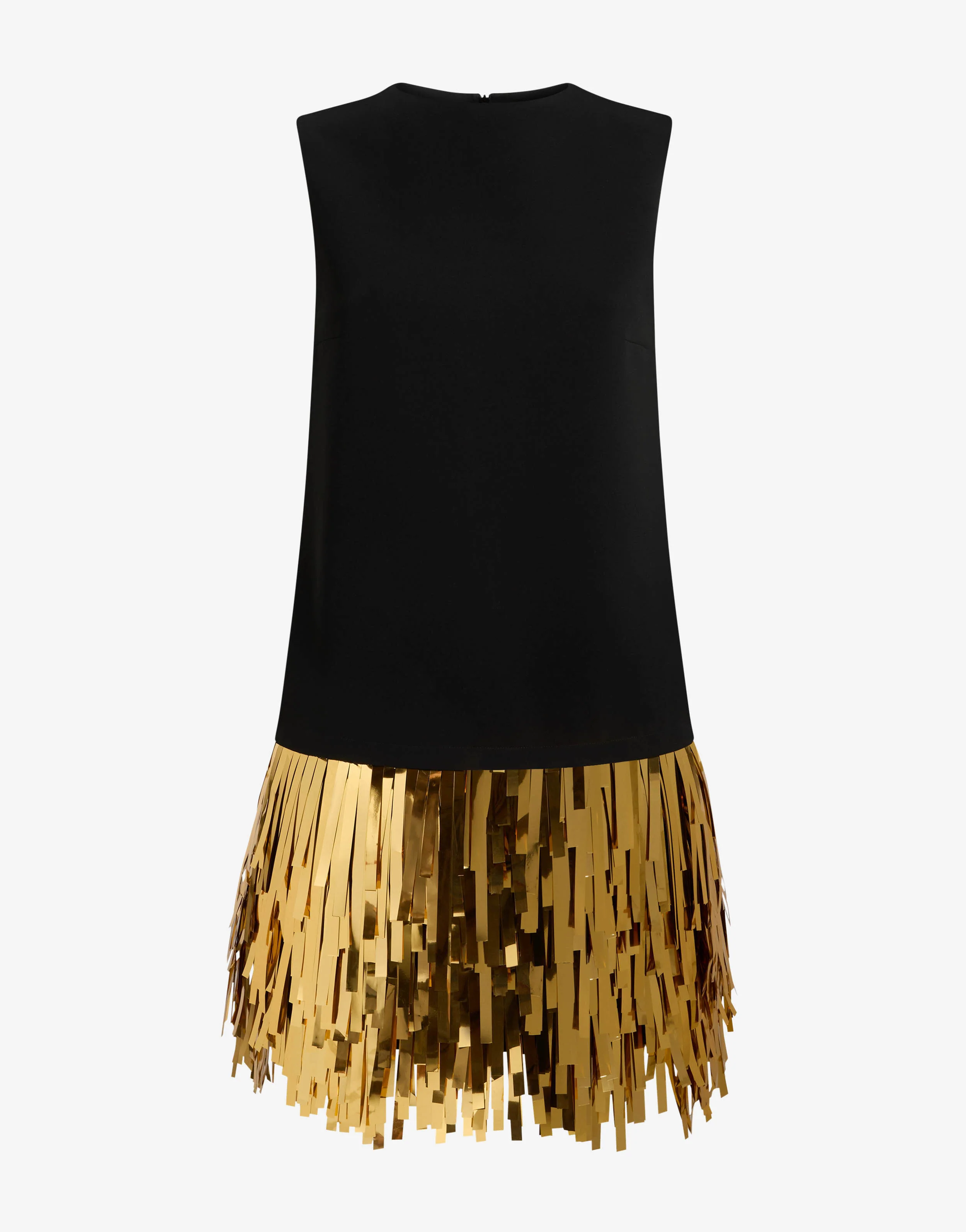 Embellished stretch crepe dress - Image 4