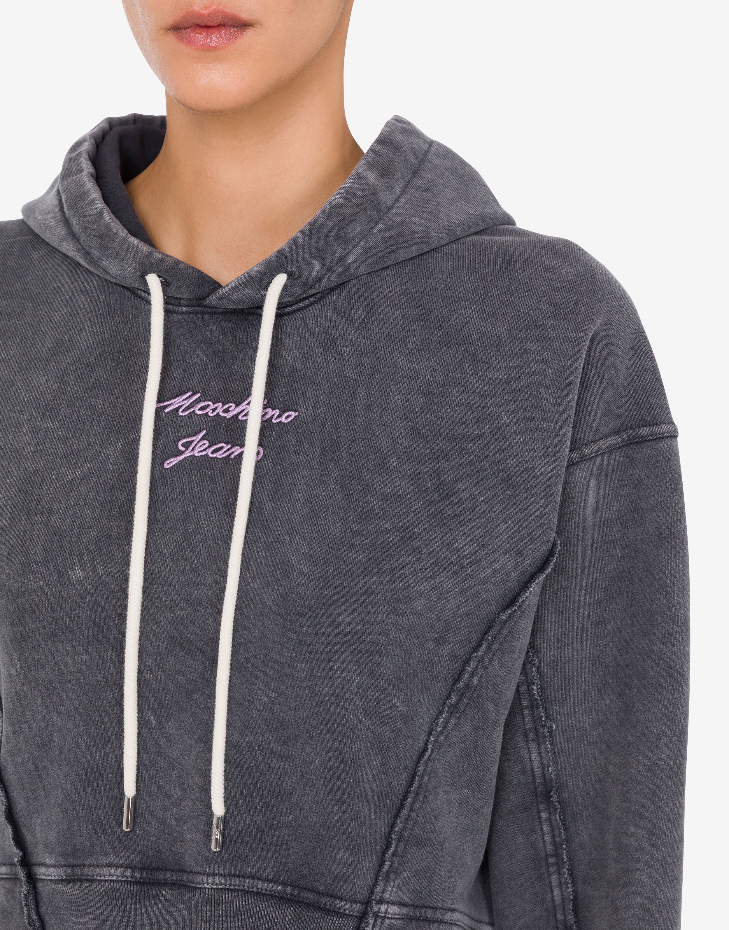 Embroidered cotton sweatshirt - Image 4
