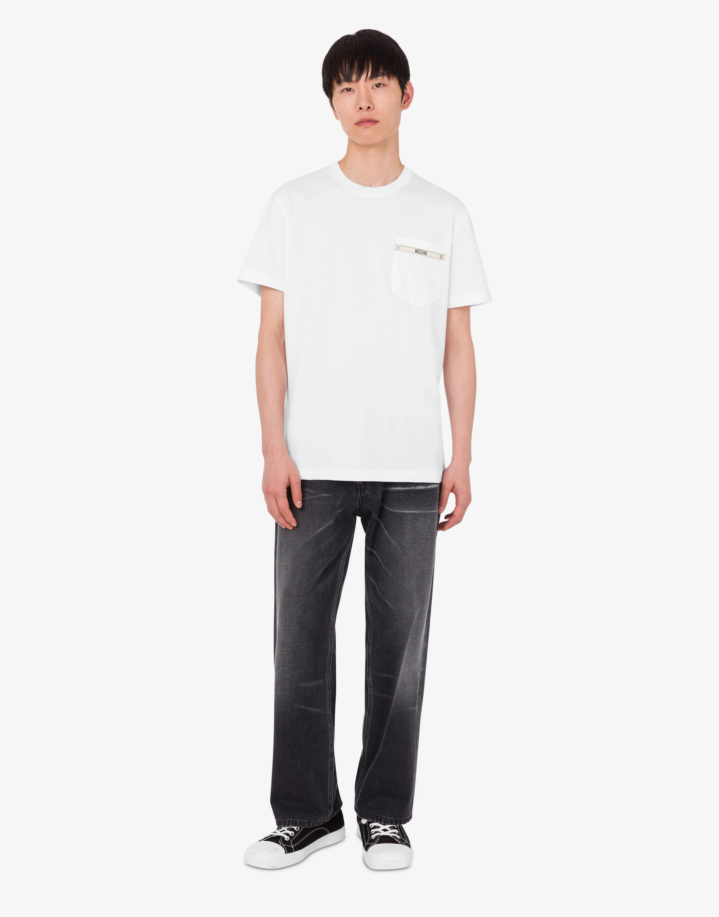 Embroidered organic cotton jersey T-shirt - Image 2