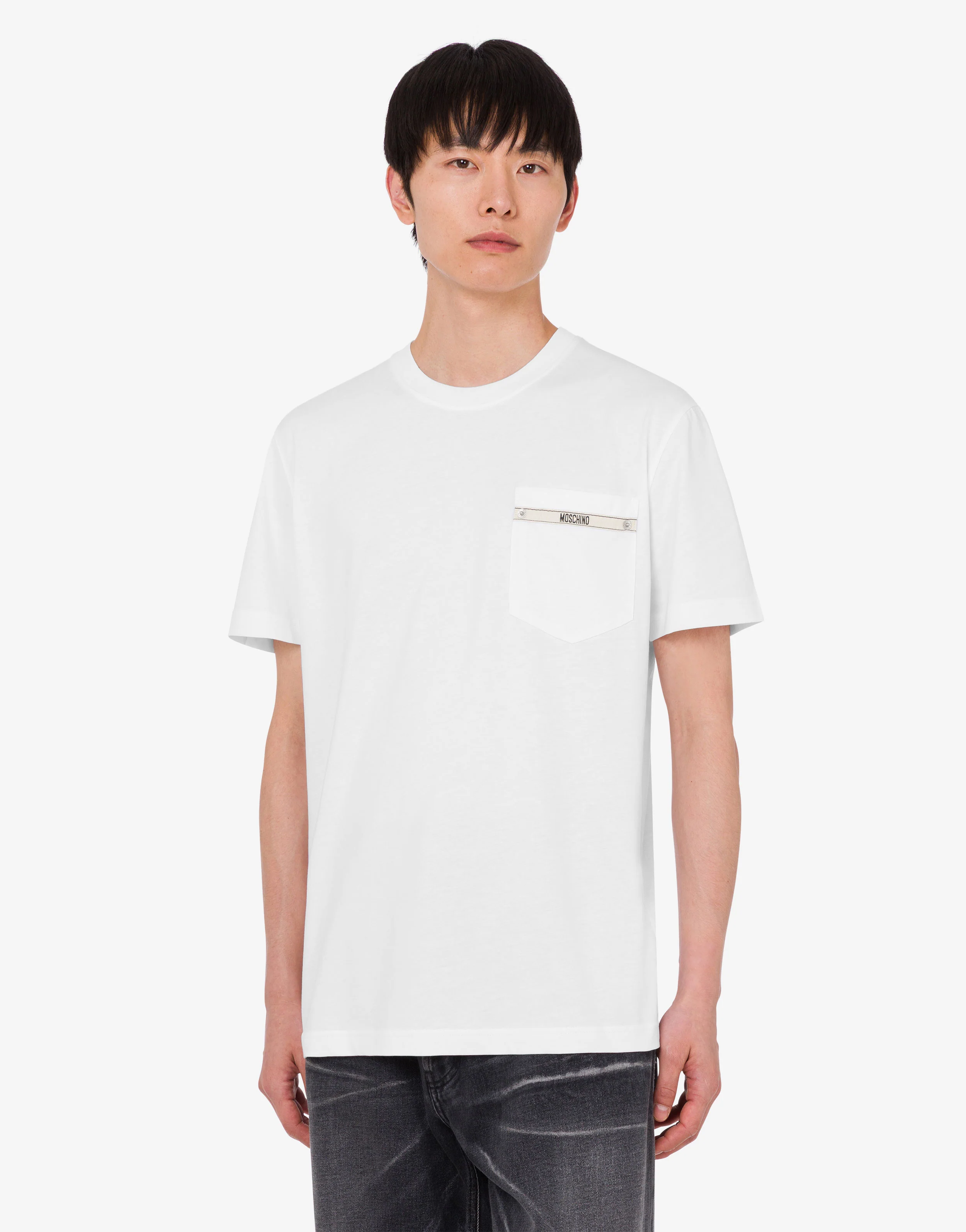 Embroidered organic cotton jersey T-shirt - Image 3