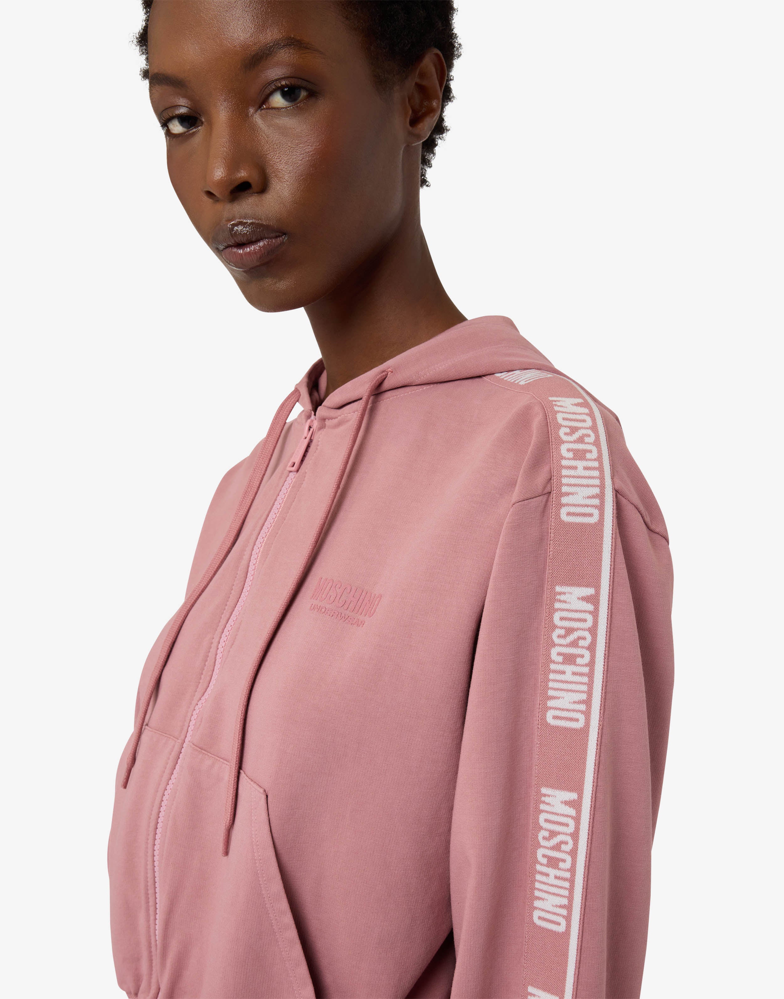 Garment-dyed cotton hoodie - Image 3