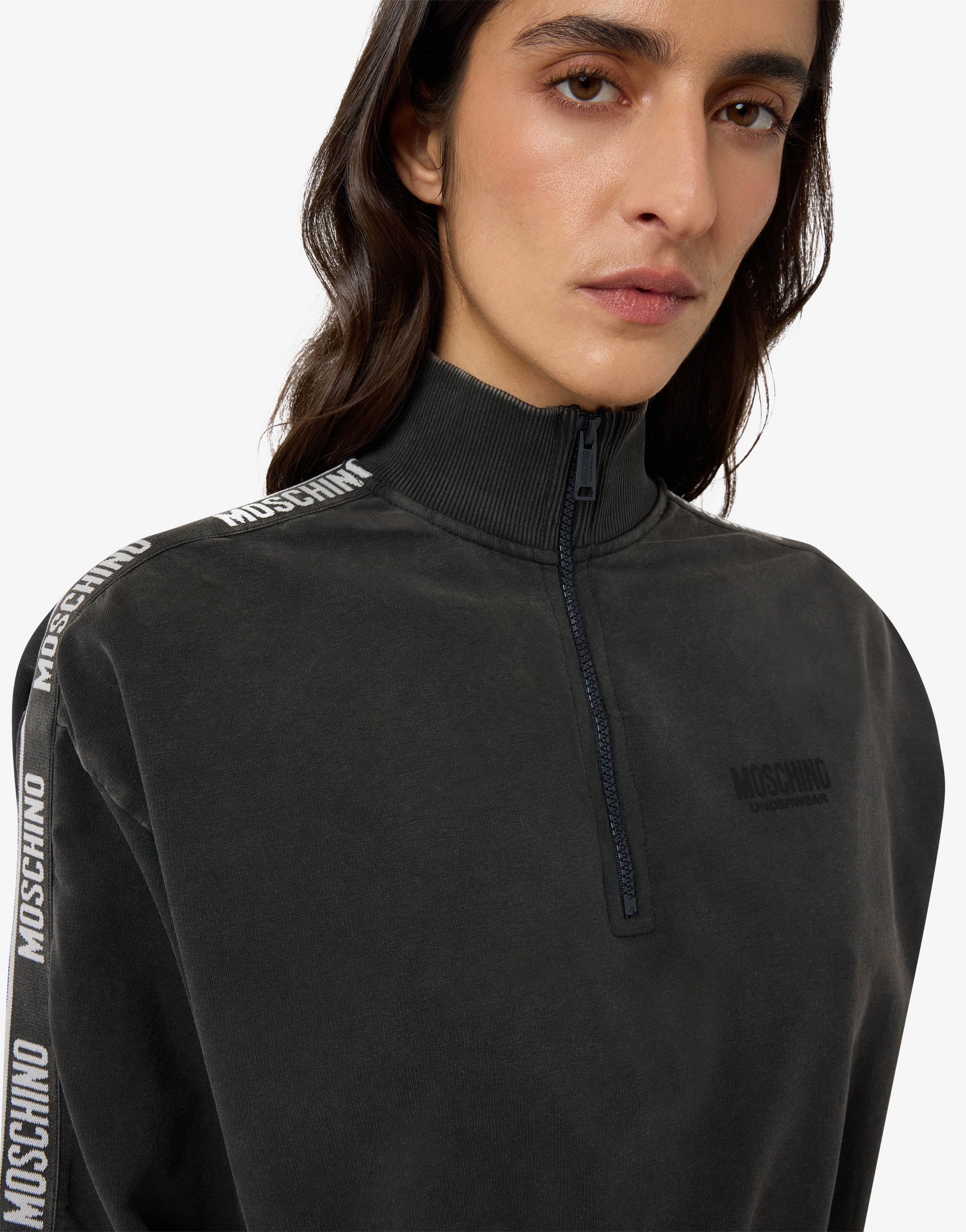Garment-dyed cotton sweatshirt - Image 3