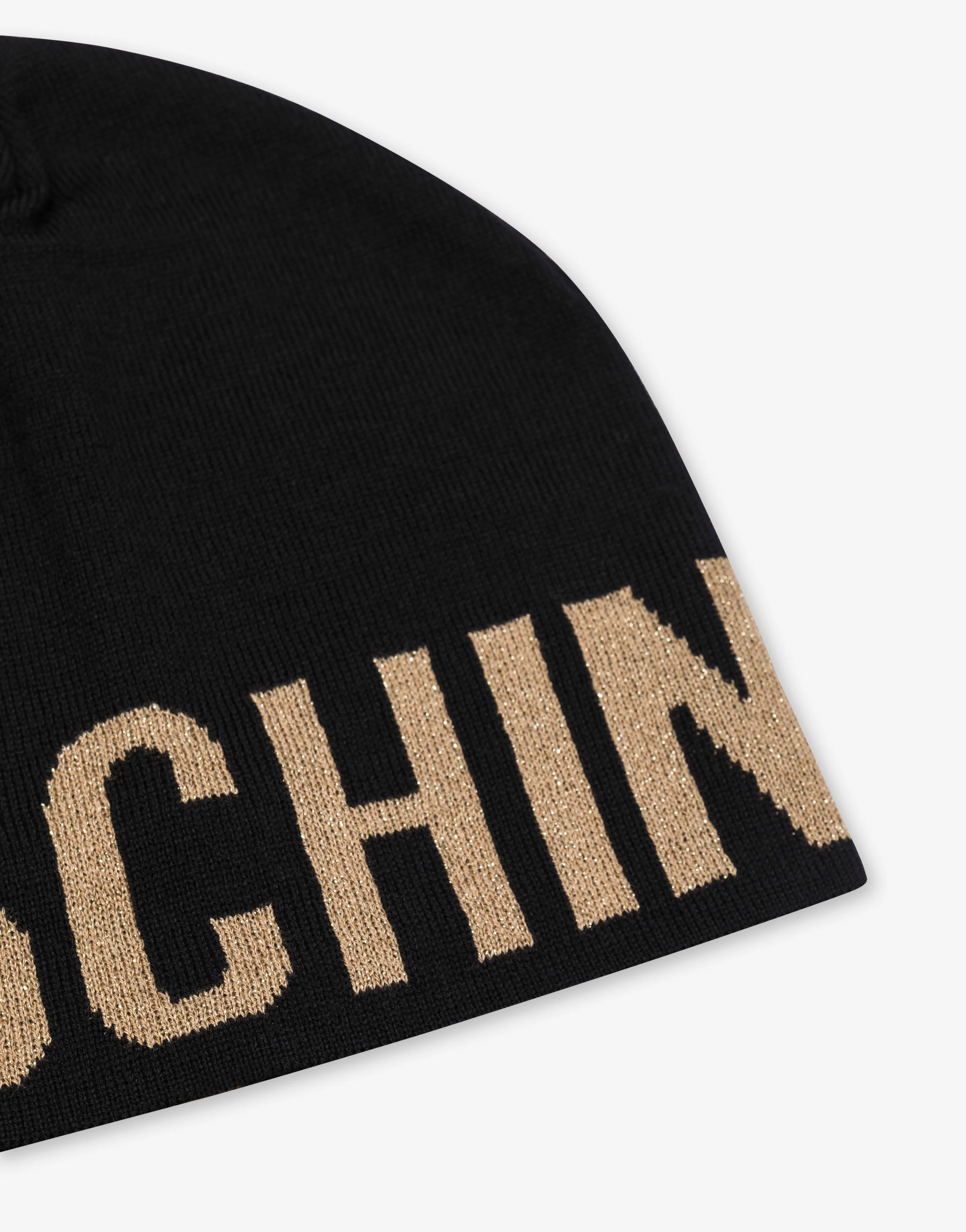 Gold Lettering Logo knit hat - Image 3