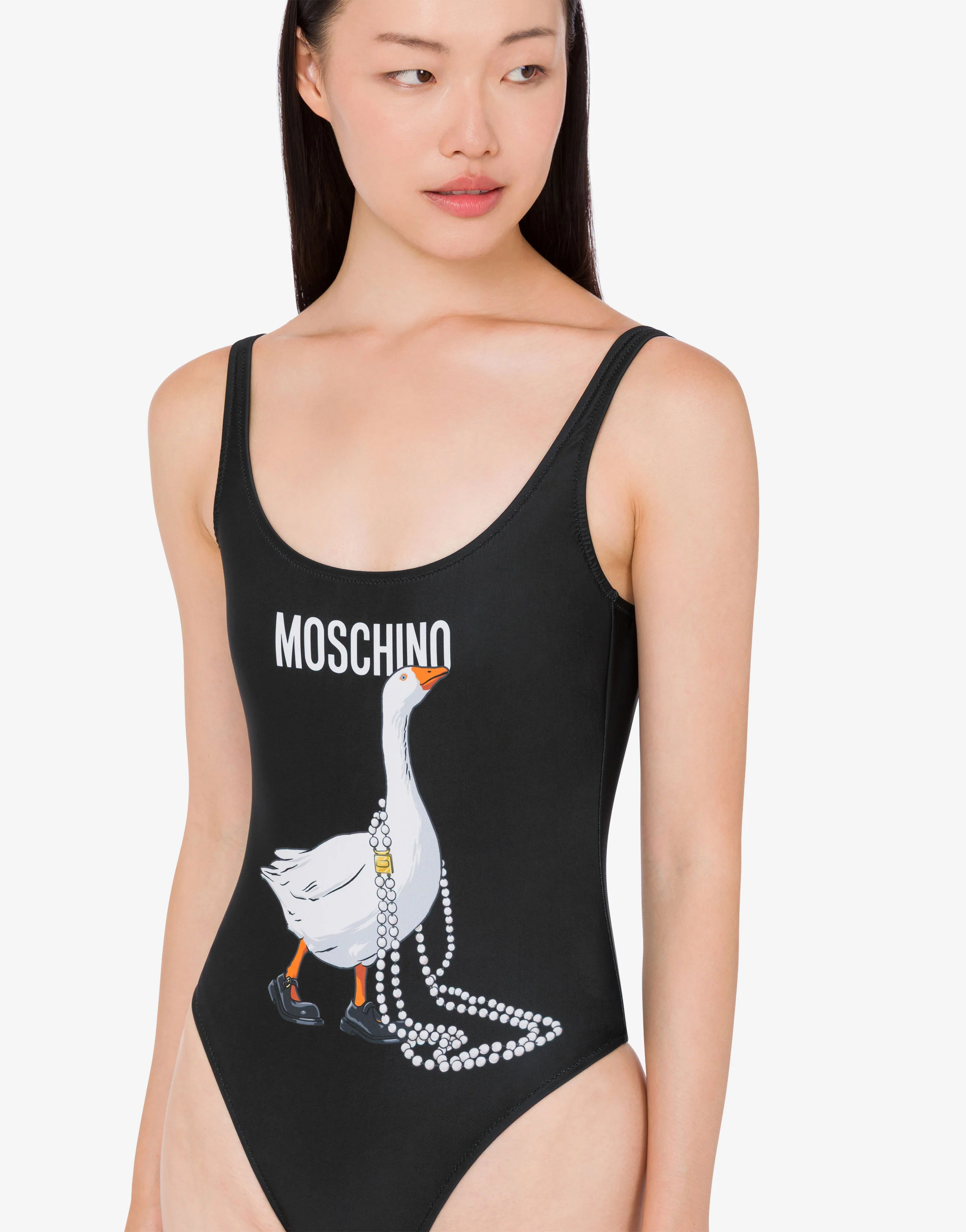 Goose lycra one-piece swimsuit - Image 4