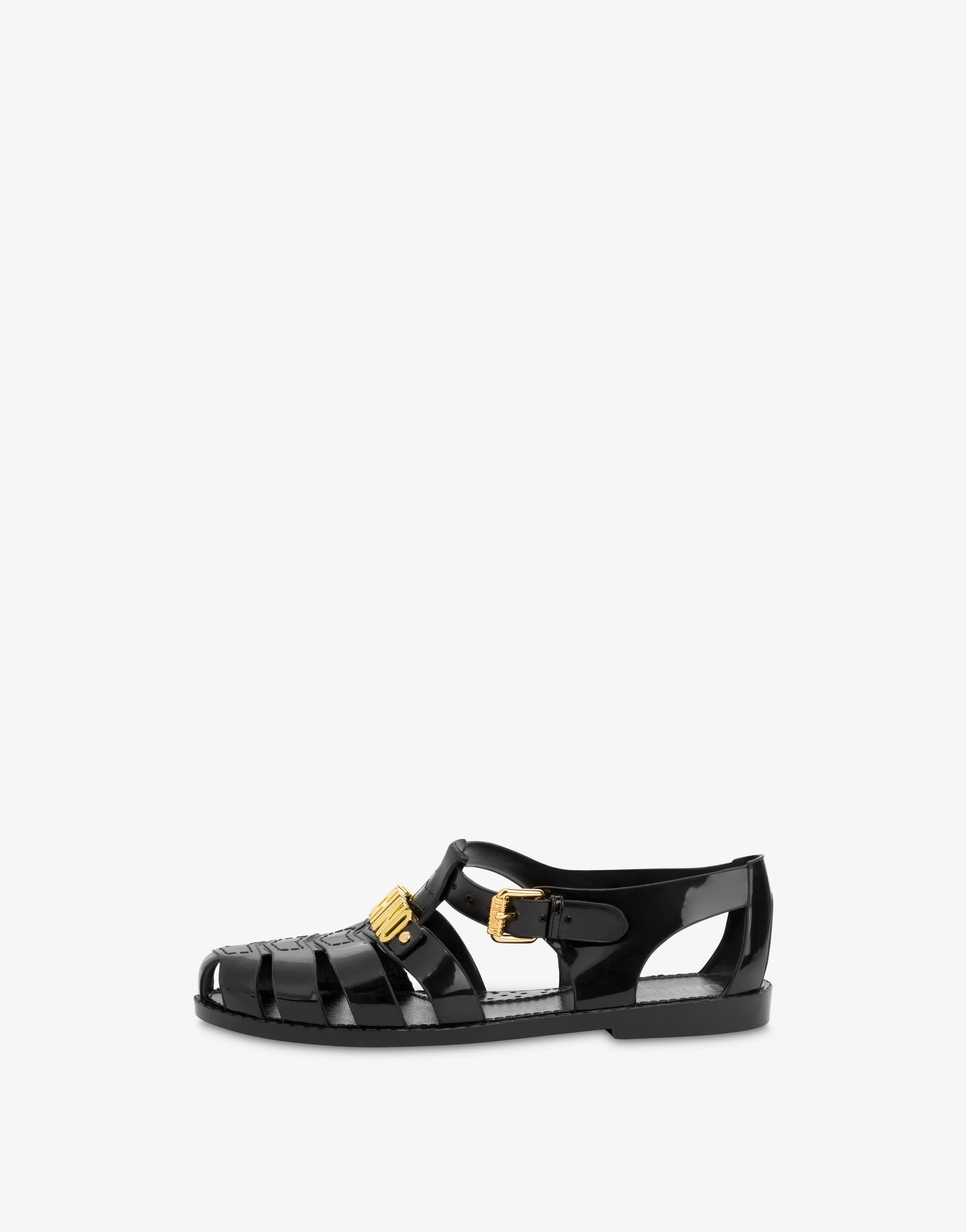 Jelly sandals with Lettering logo - Image 2