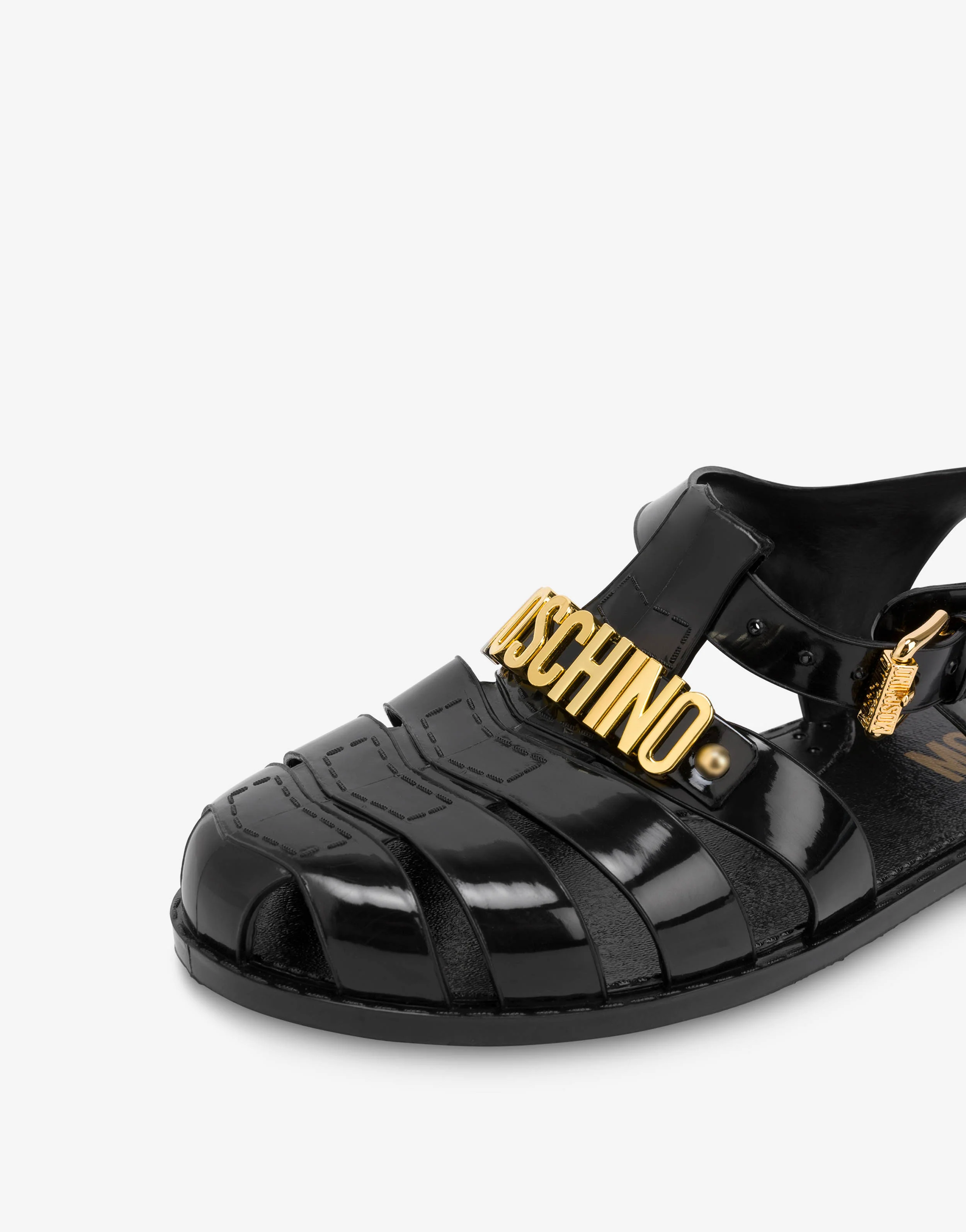 Jelly sandals with Lettering logo - Image 4