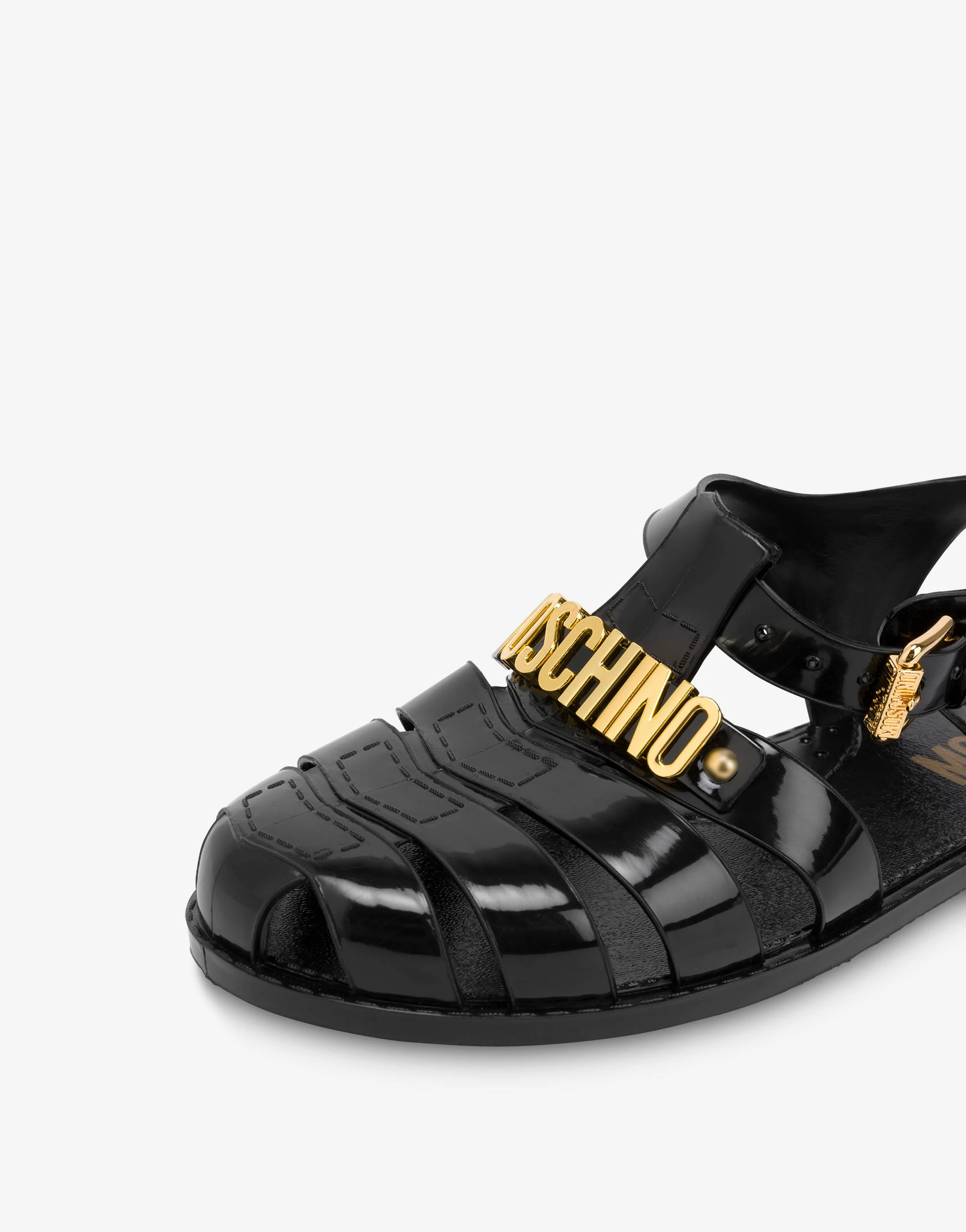 Jelly sandals with Lettering logo - Image 4