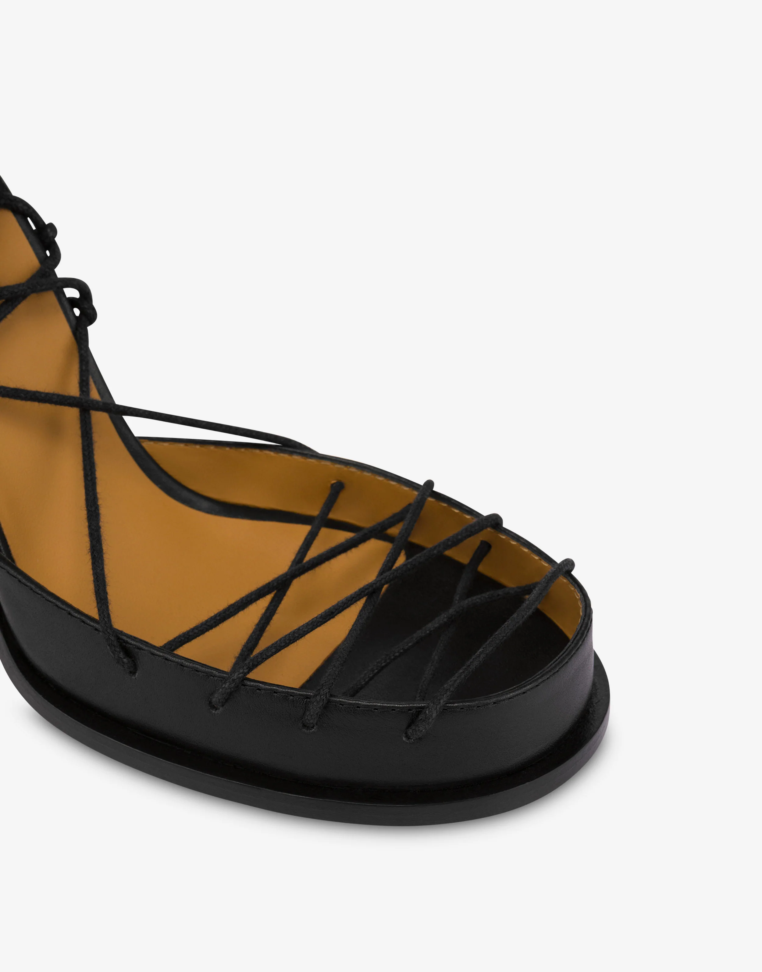 Laced High Calf Sandals - Image 4