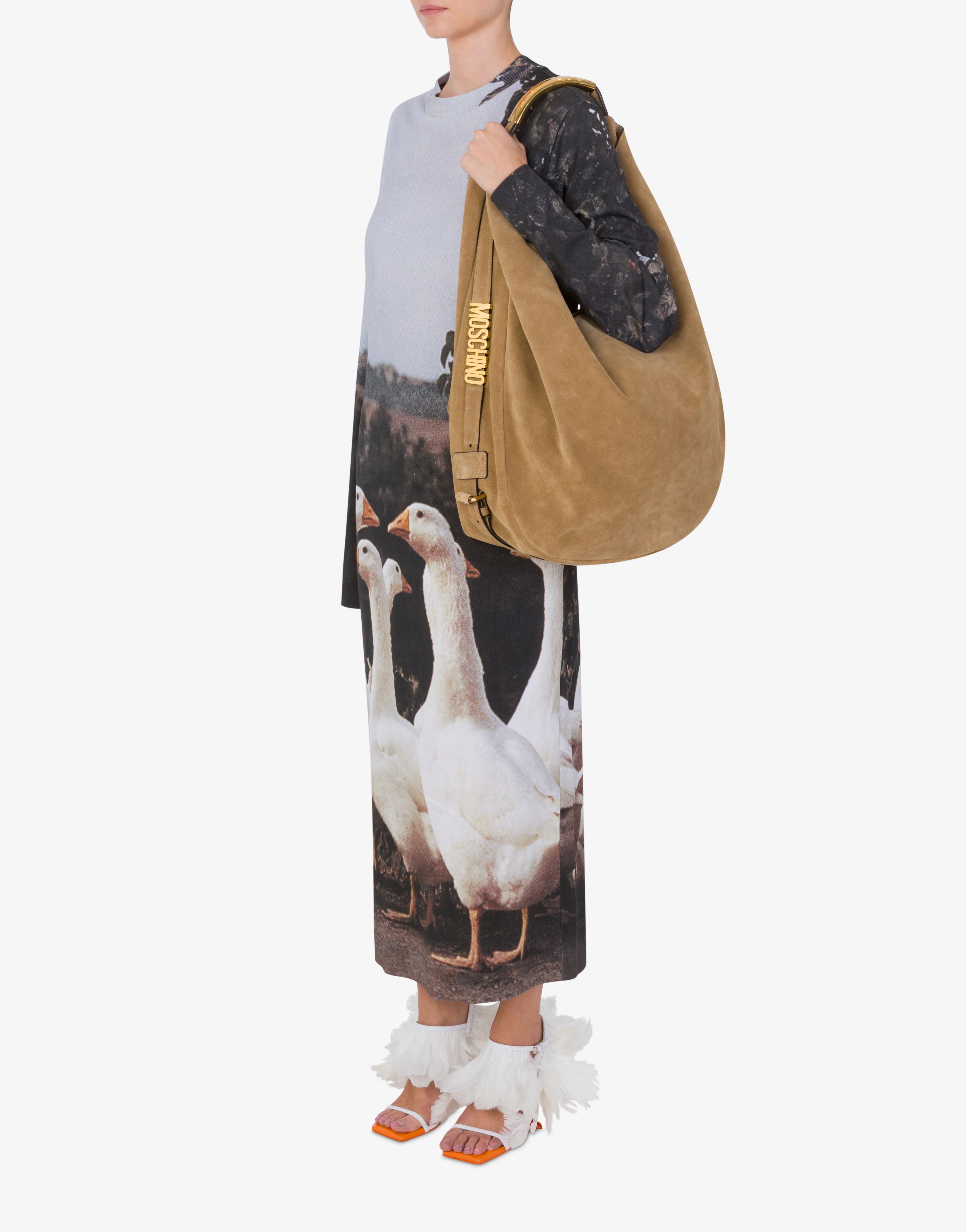 Large Moschino Handle Me Bag - Image 5