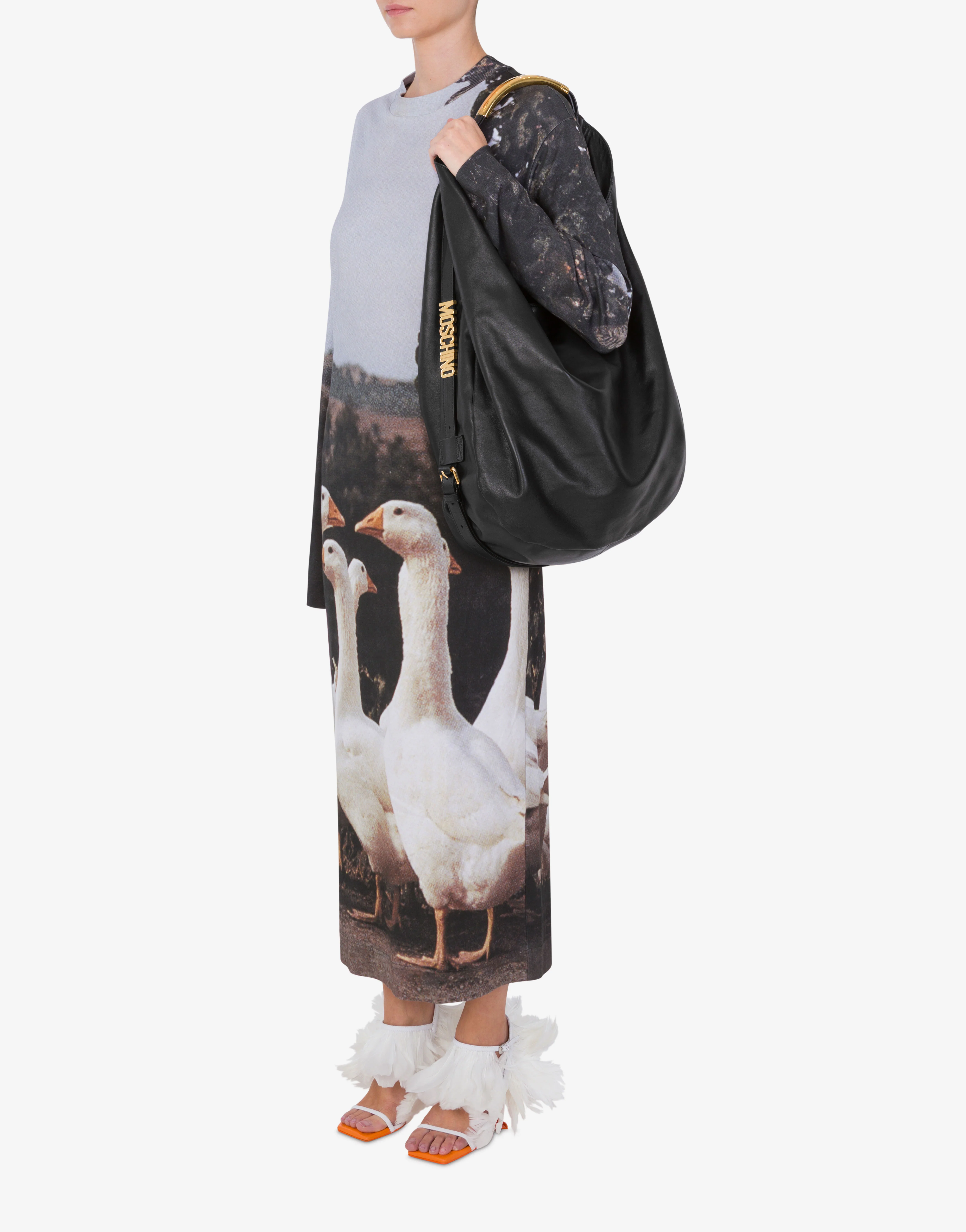 Large Moschino Handle Me Bag - Image 5