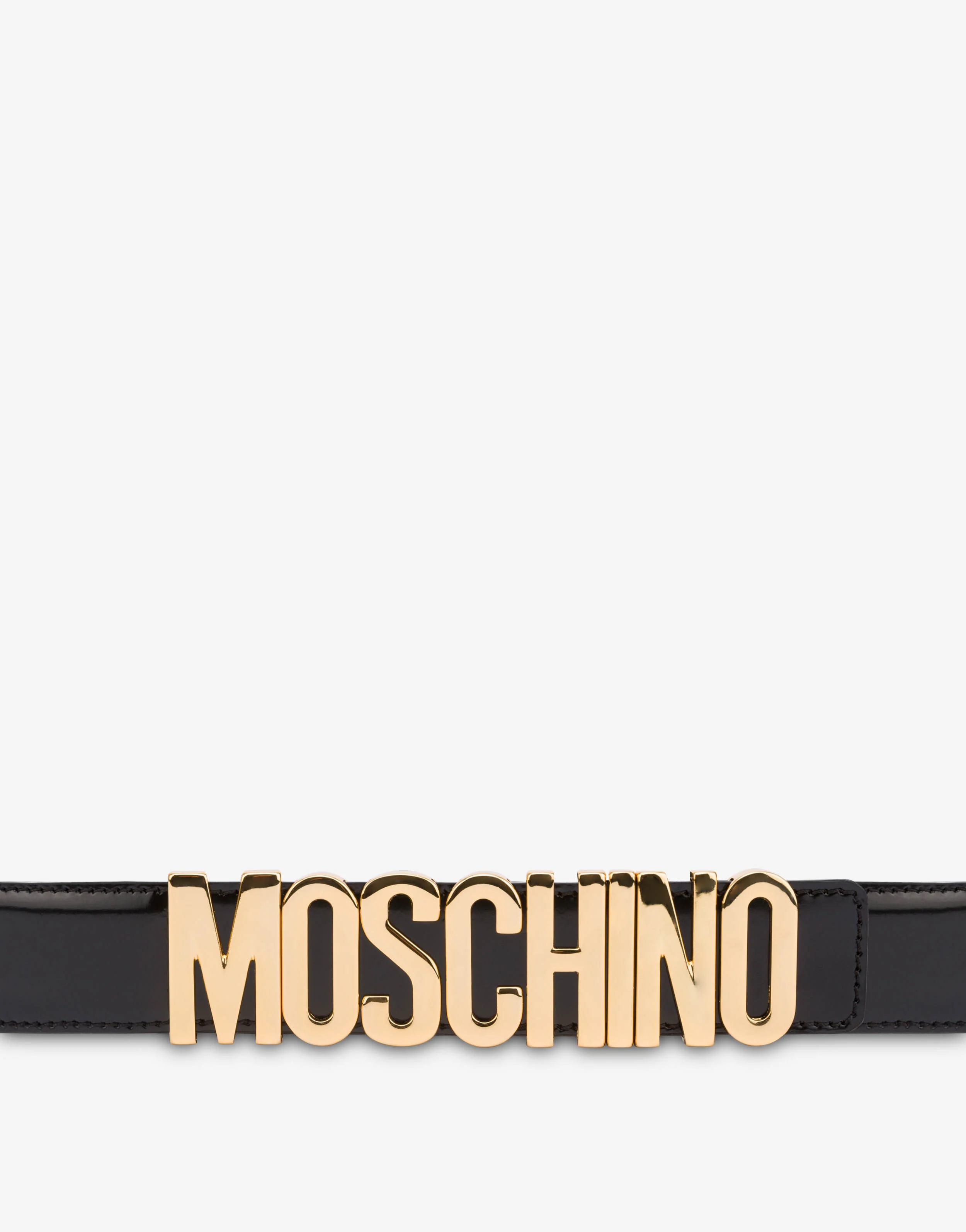 Leather belt with logo - Image 3