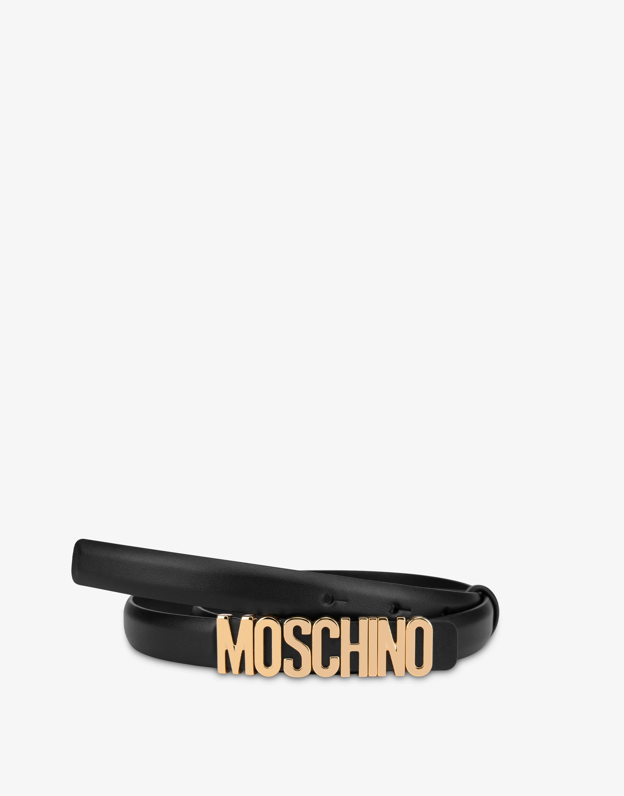Lettering Logo calfskin belt - Image 3