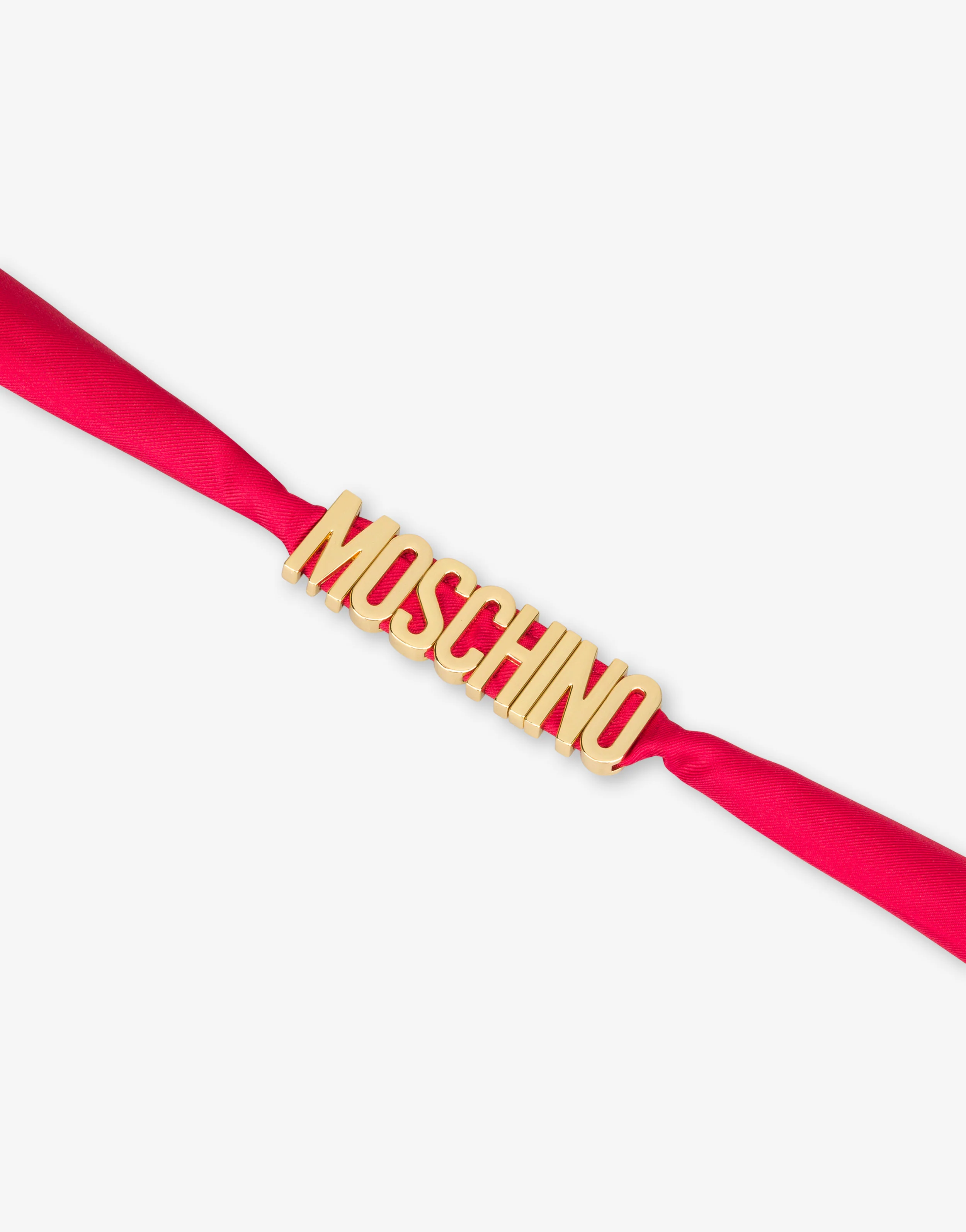 Lettering Logo small silk scarf - Image 2