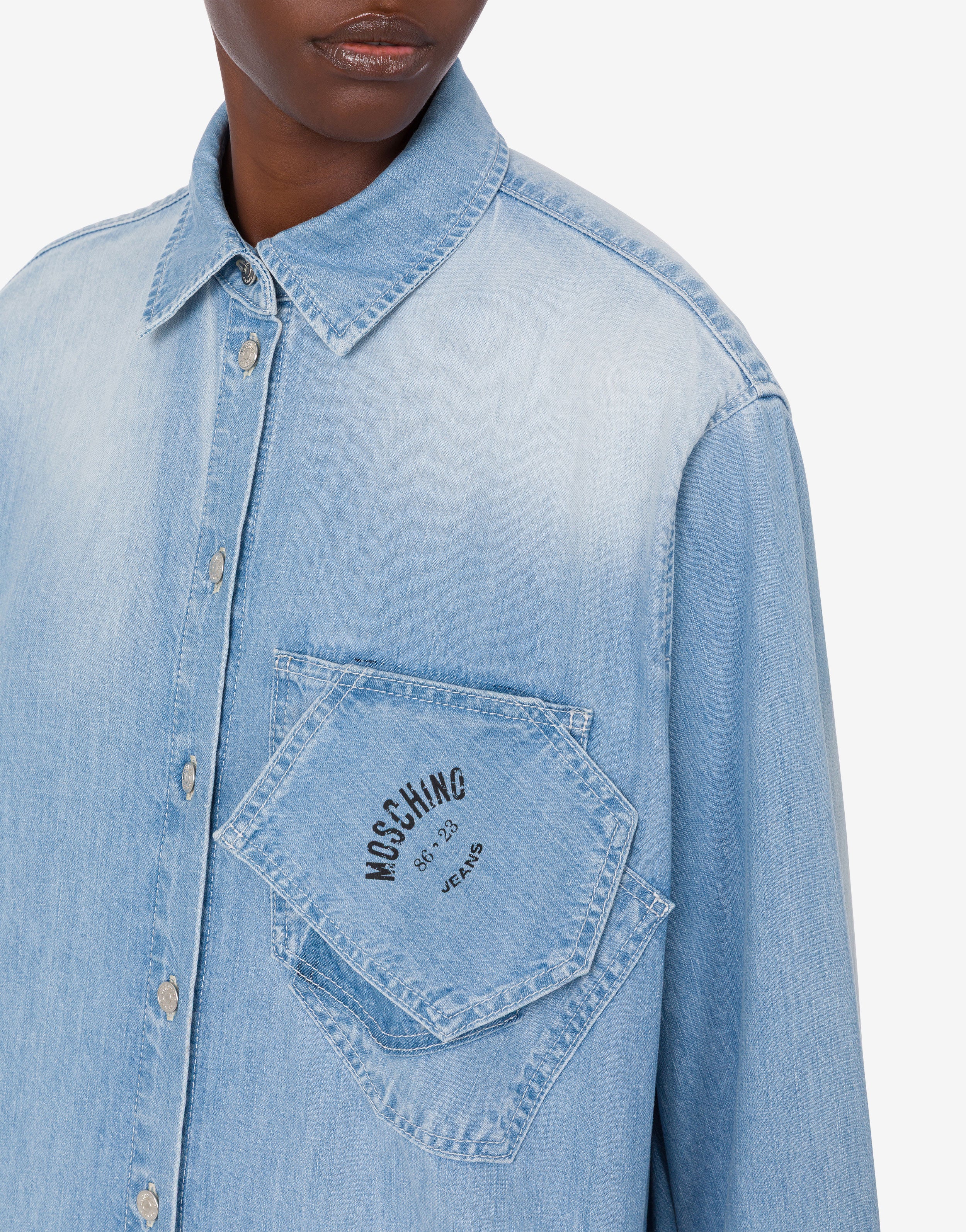 Lightweight denim shirt - Image 4