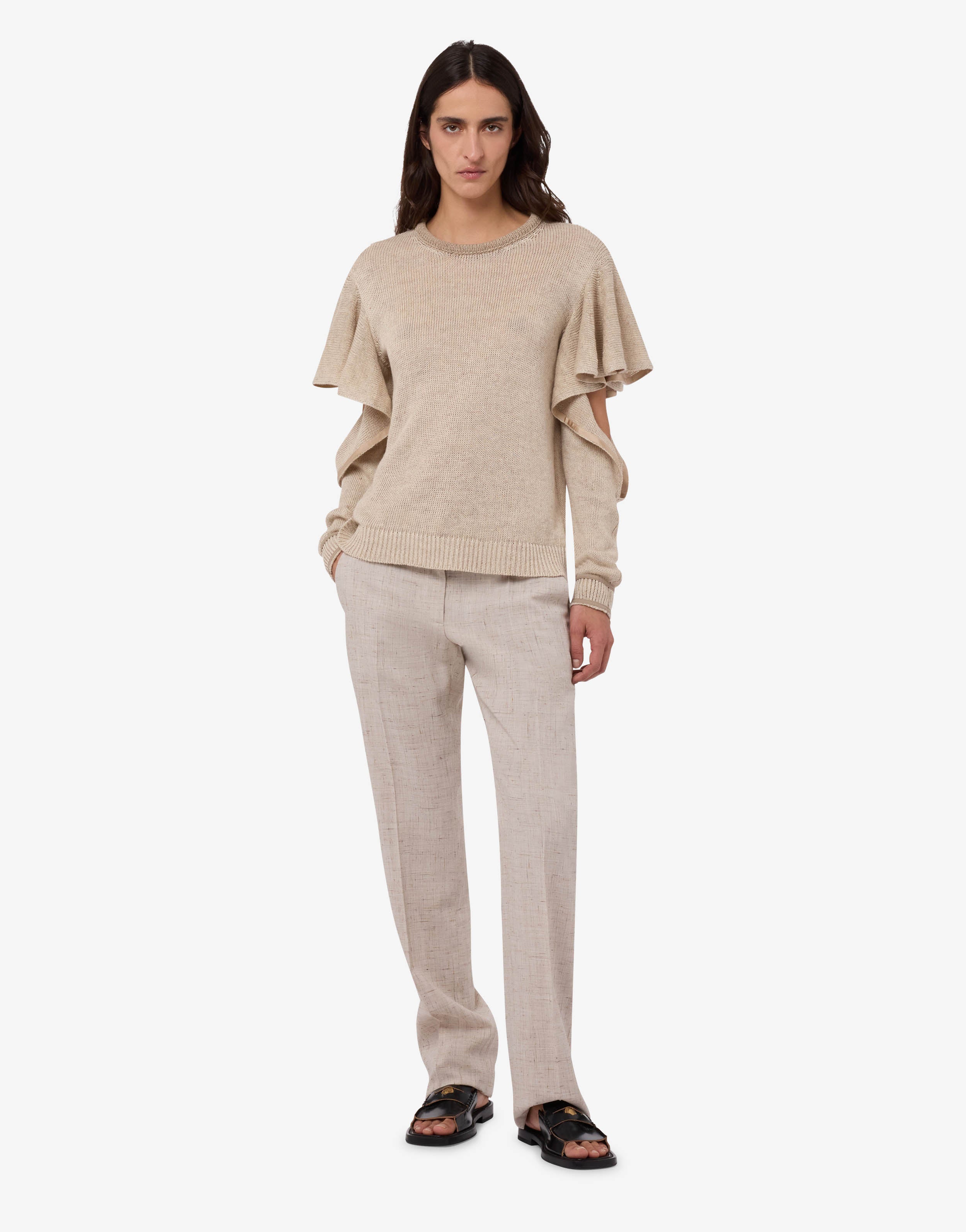 Linen and cotton pullover - Image 4