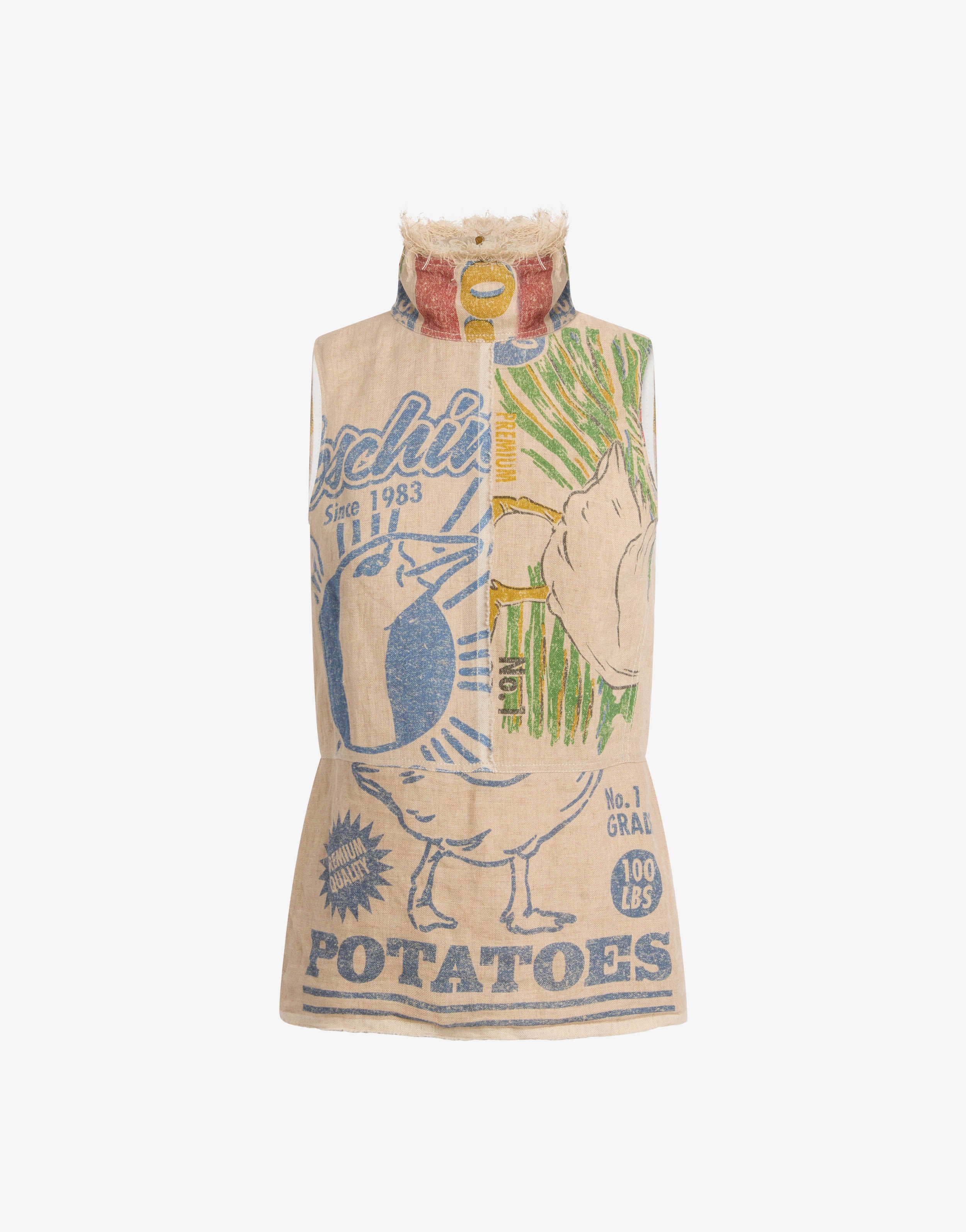 Linen and straw top - Image 5