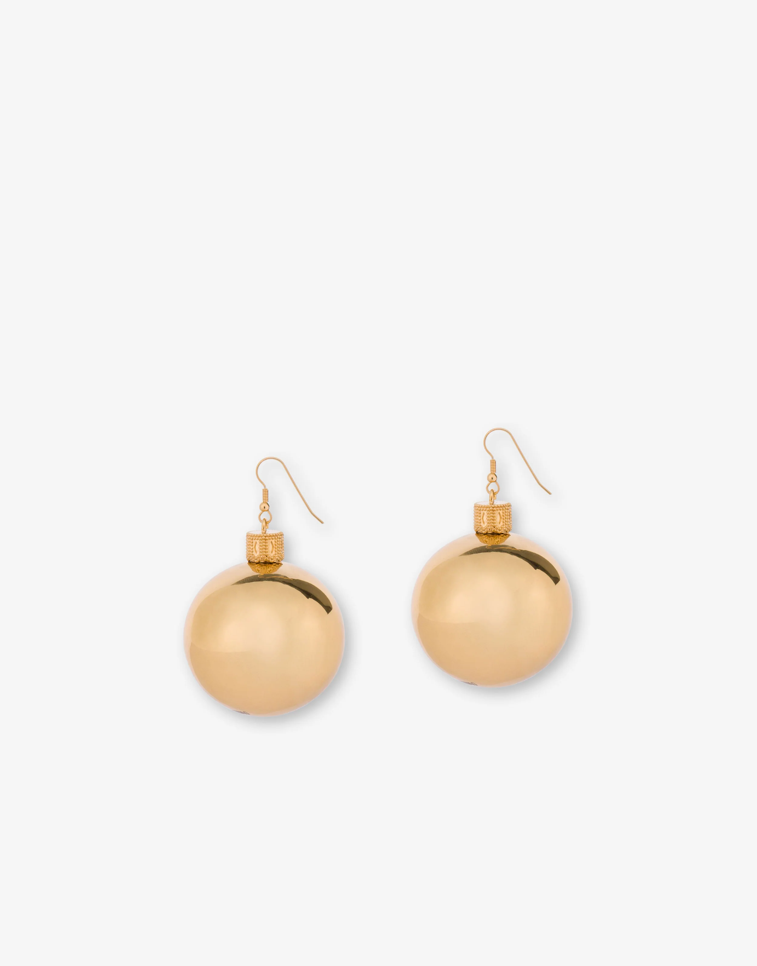 Metal dangle earrings - Image 3