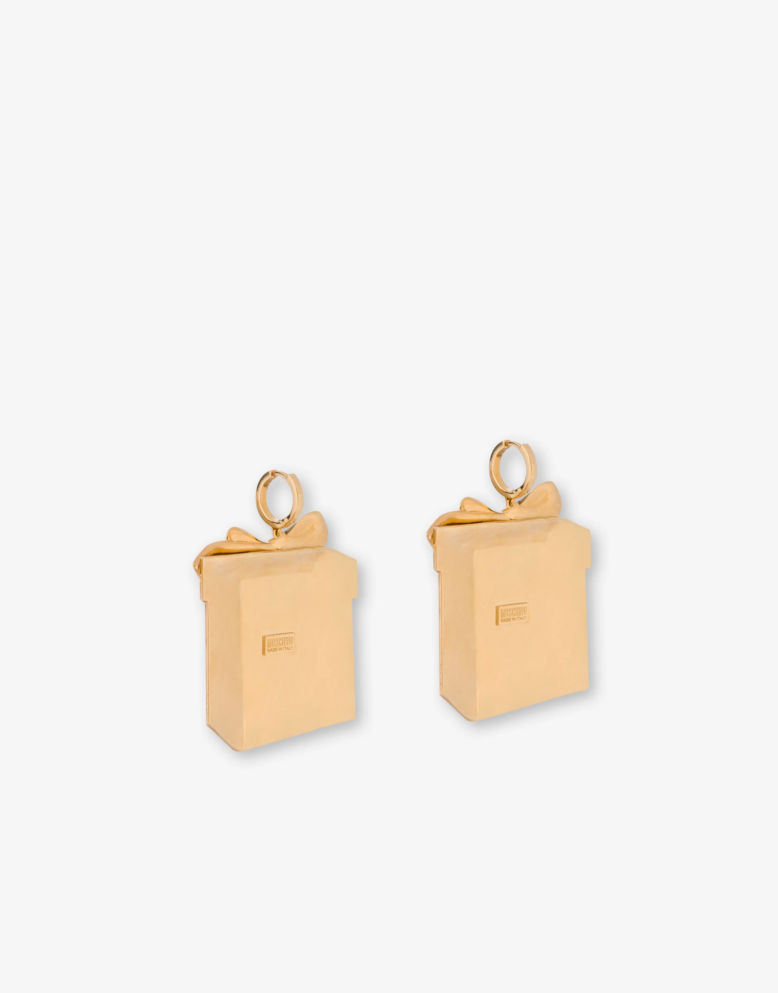 Metal dangle earrings - Image 3