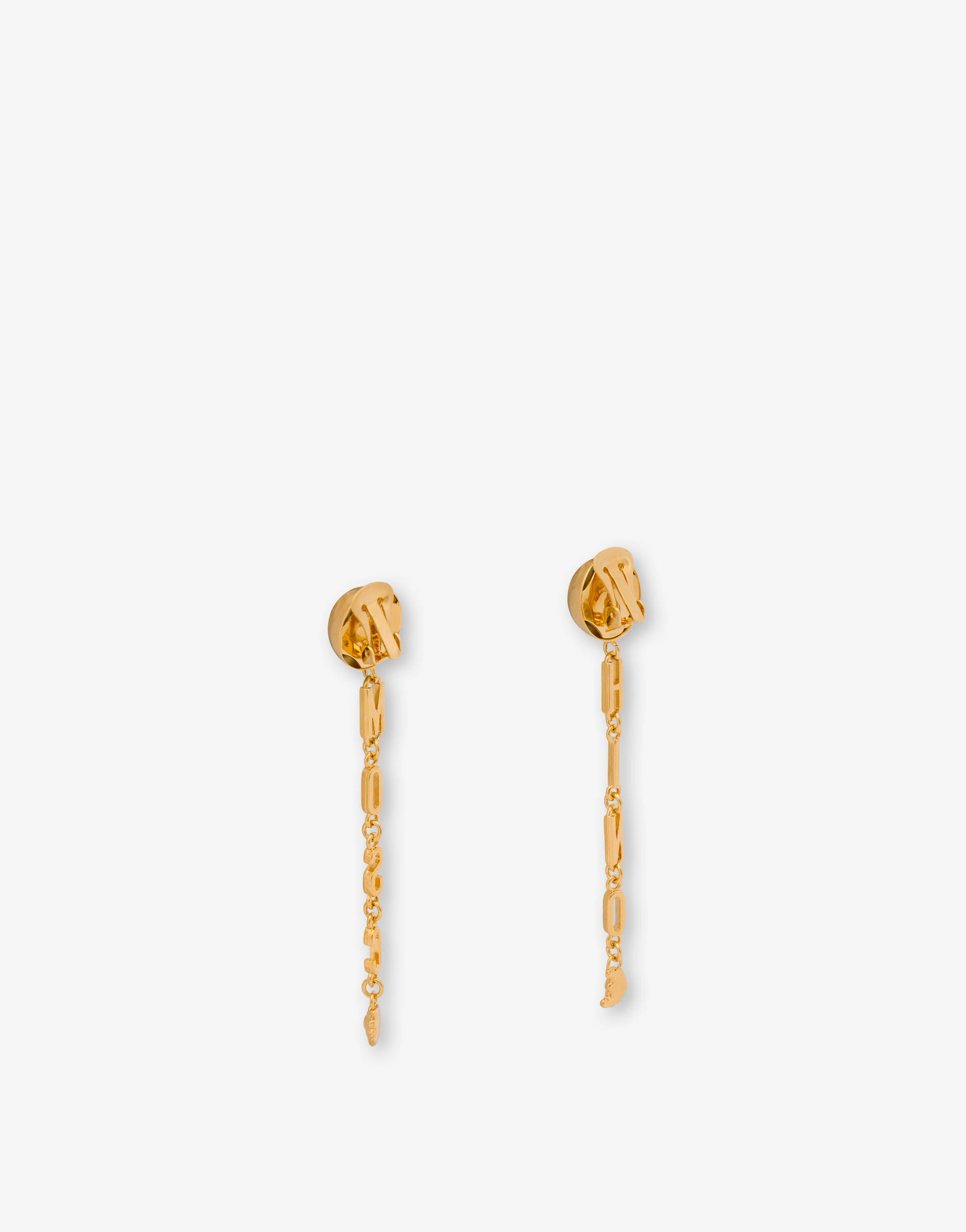 Metal drop earrings - Image 4