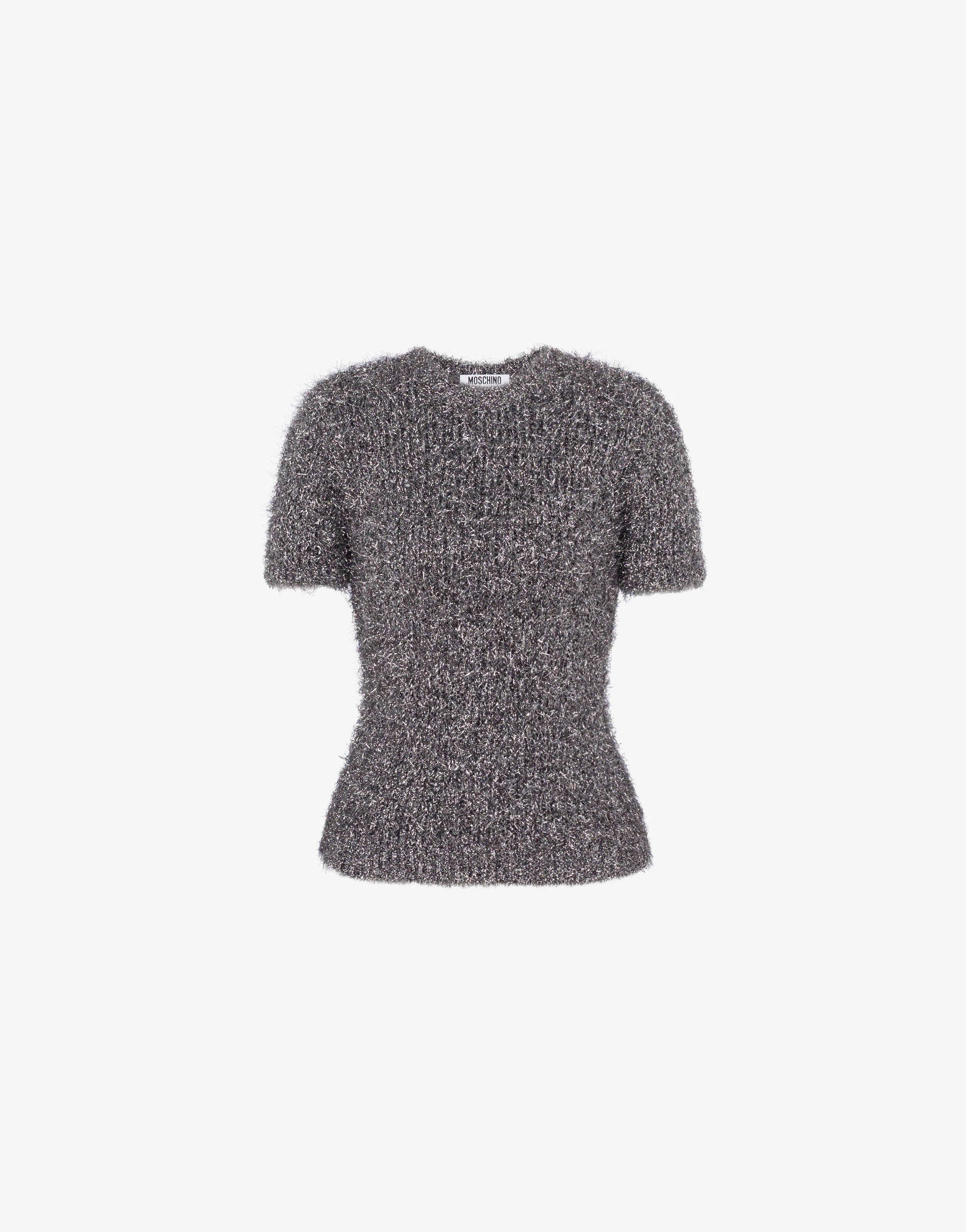 Metallic effect fabric sweater - Image 4