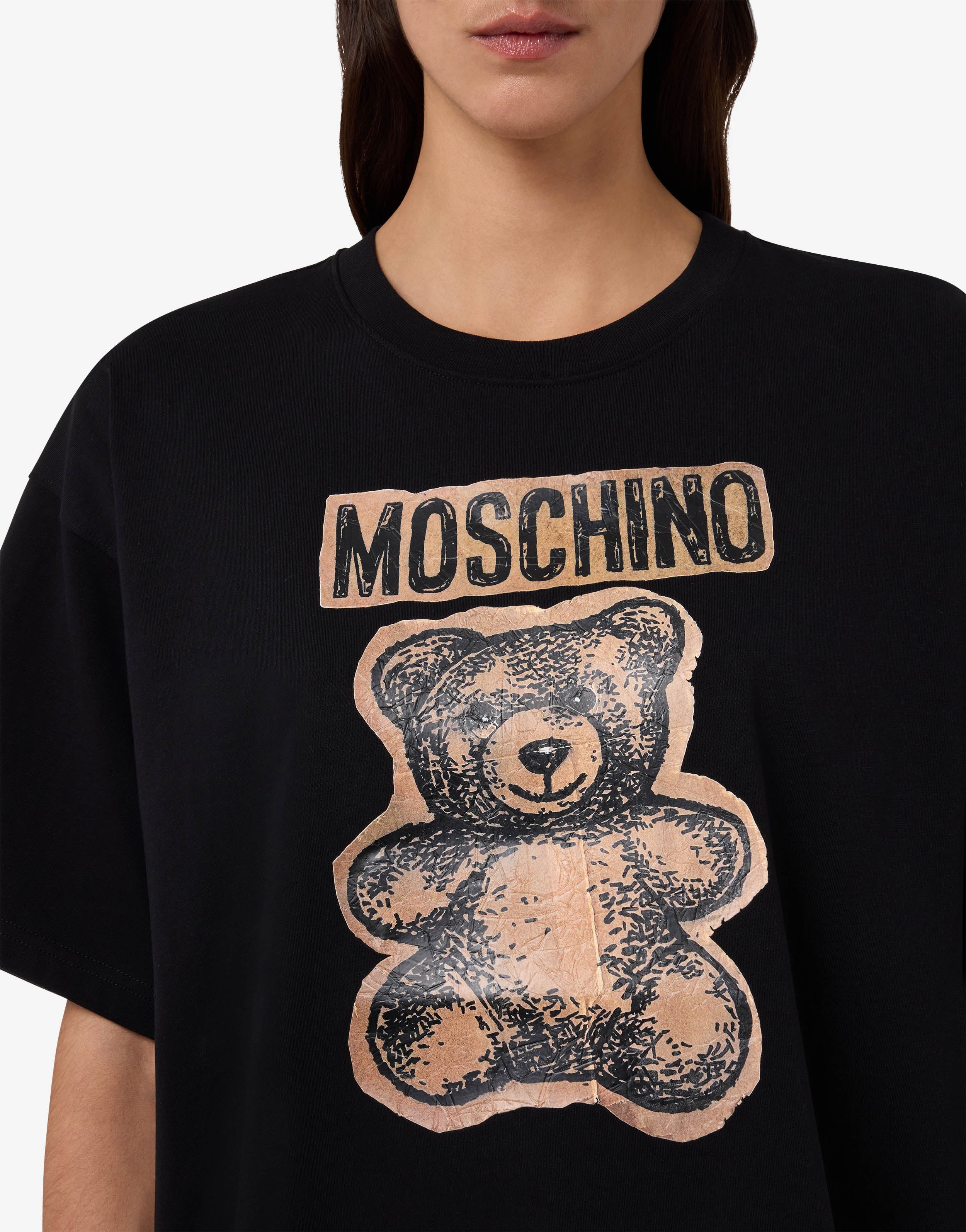 Moschino Teddy Bear organic cotton jersey T-shirt - Image 3