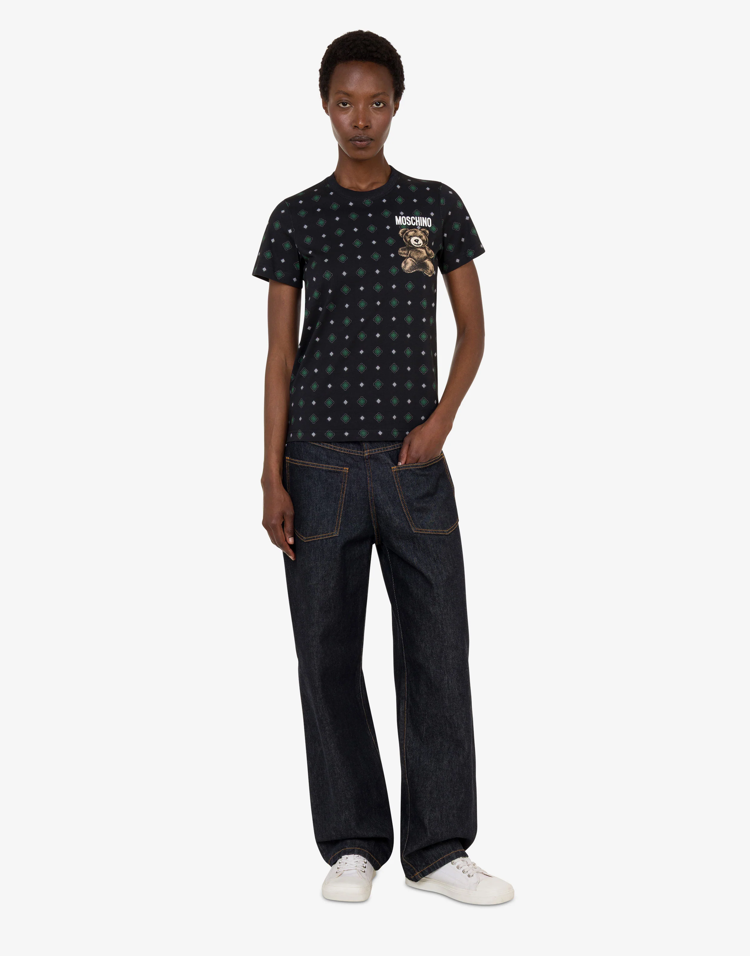 Moschino Teddy Bear organic cotton jersey T-shirt - Image 2