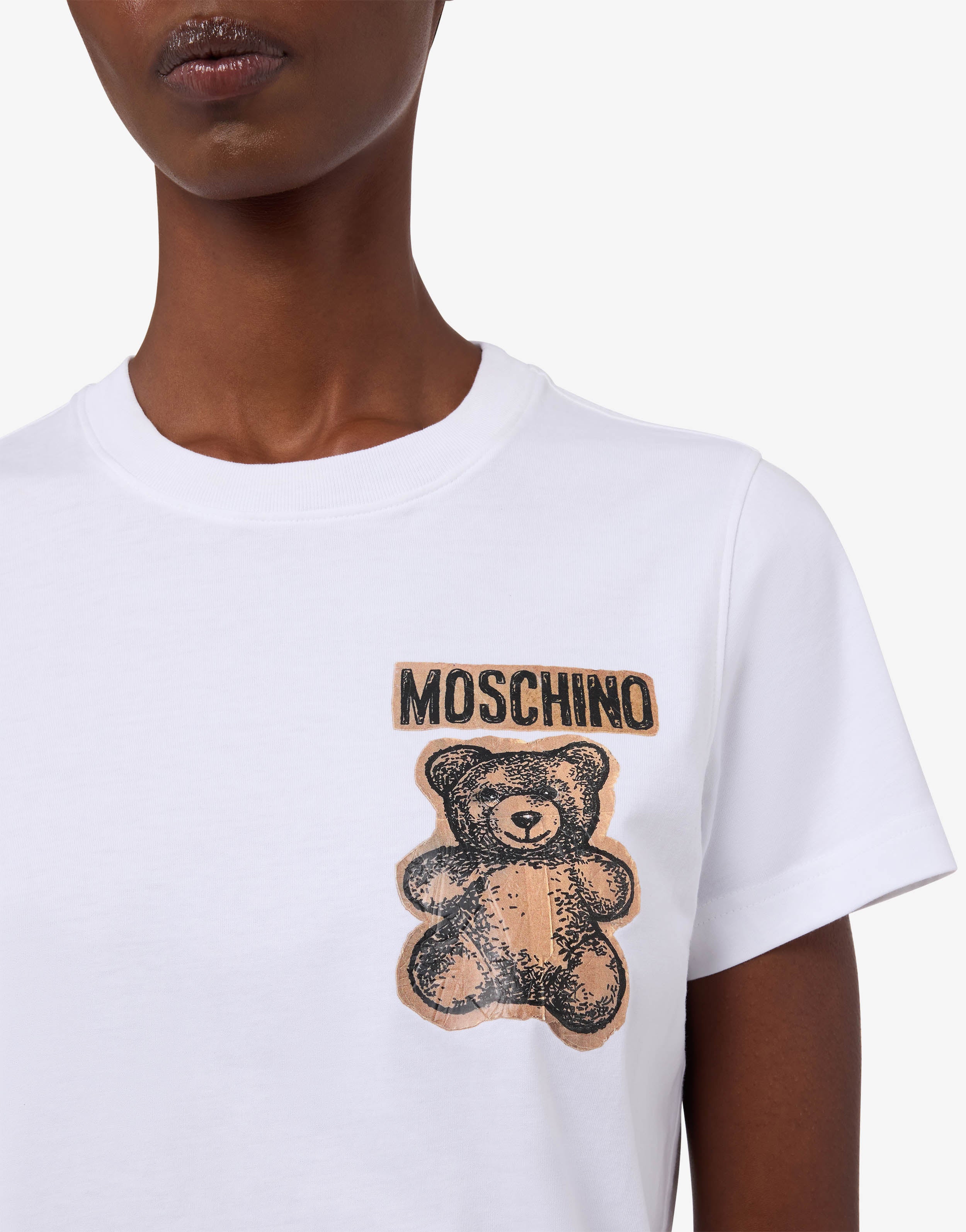 Moschino Teddy Bear organic cotton jersey T-shirt - Image 3