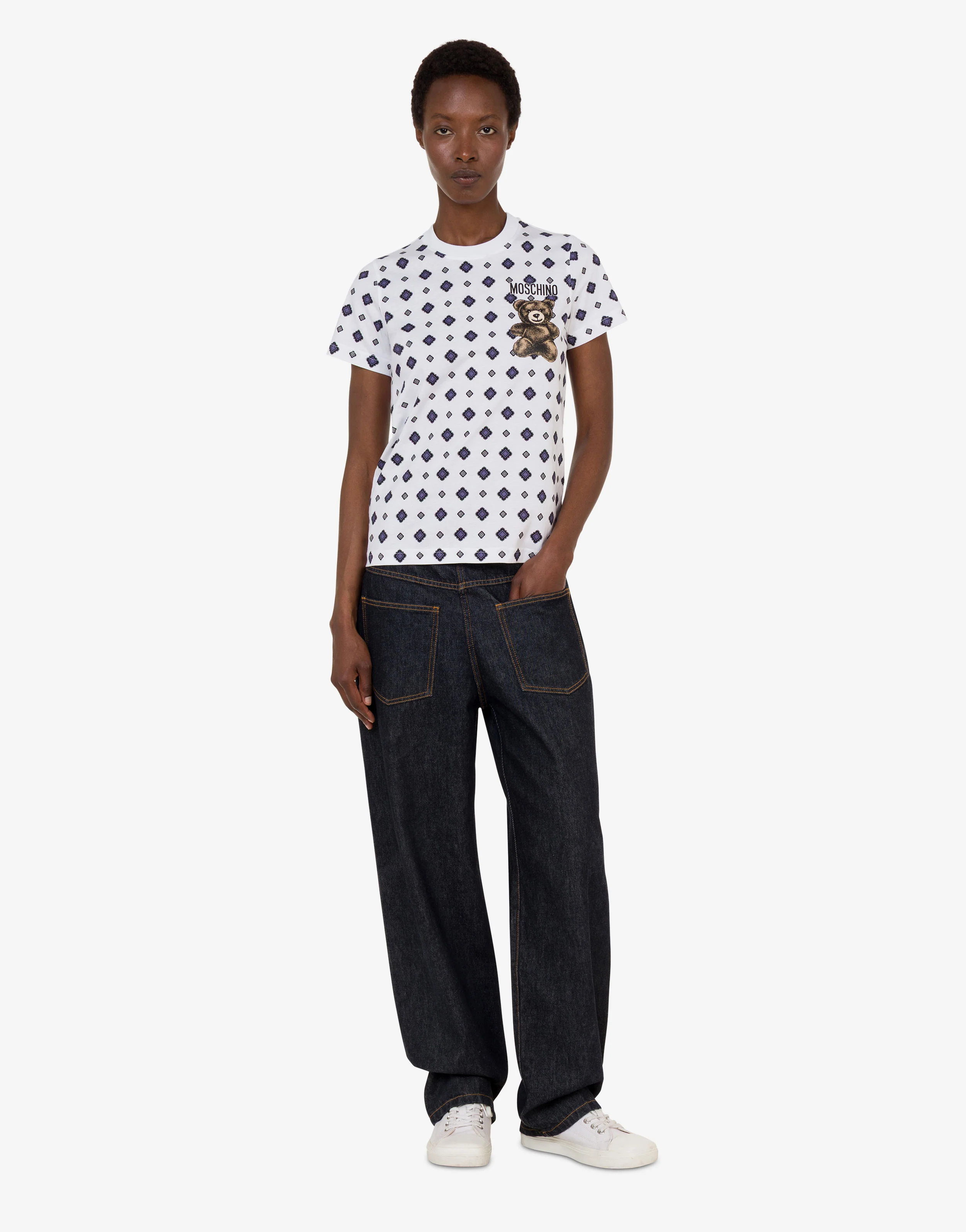 Moschino Teddy Bear organic cotton jersey T-shirt - Image 2