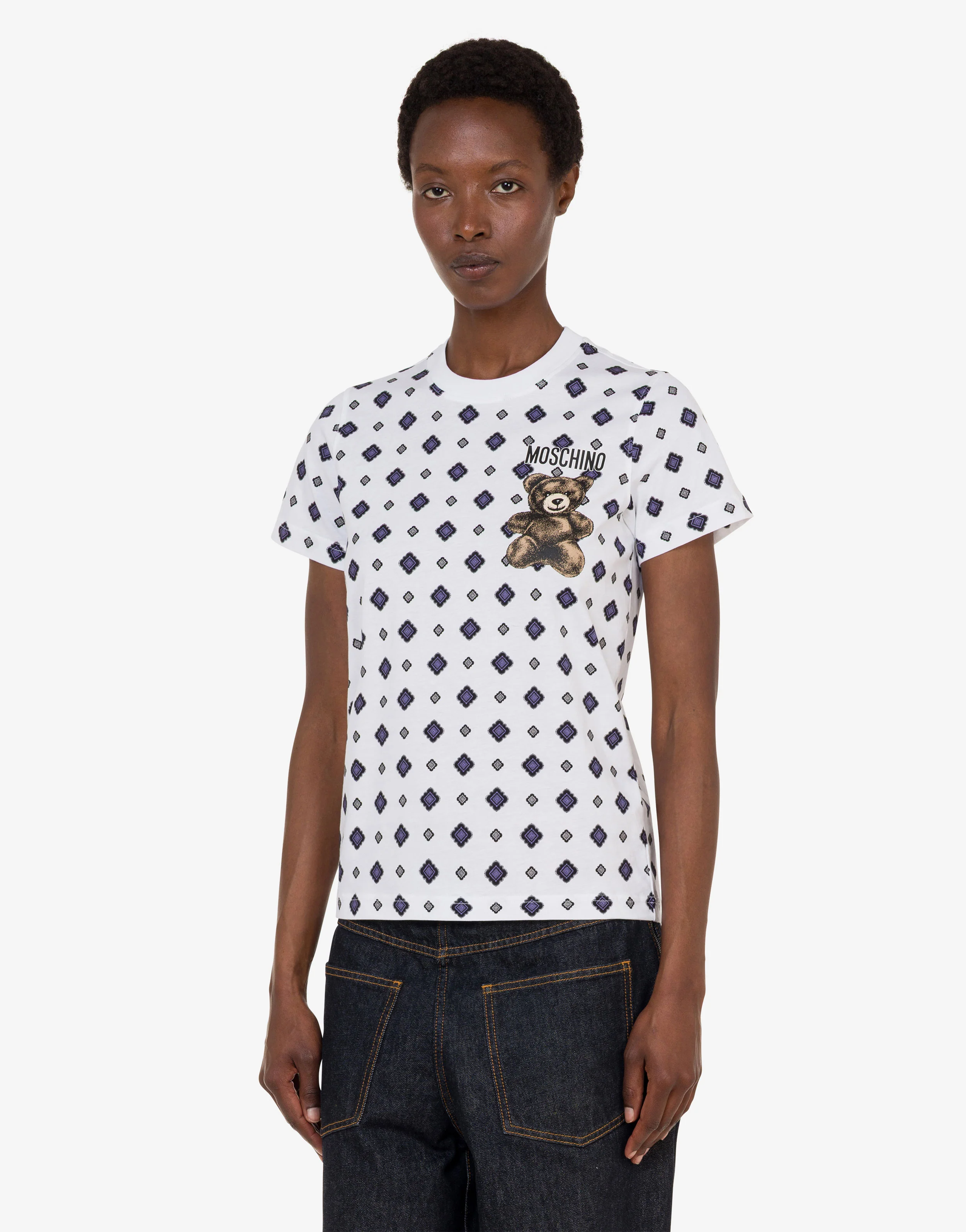 Moschino Teddy Bear organic cotton jersey T-shirt - Image 3