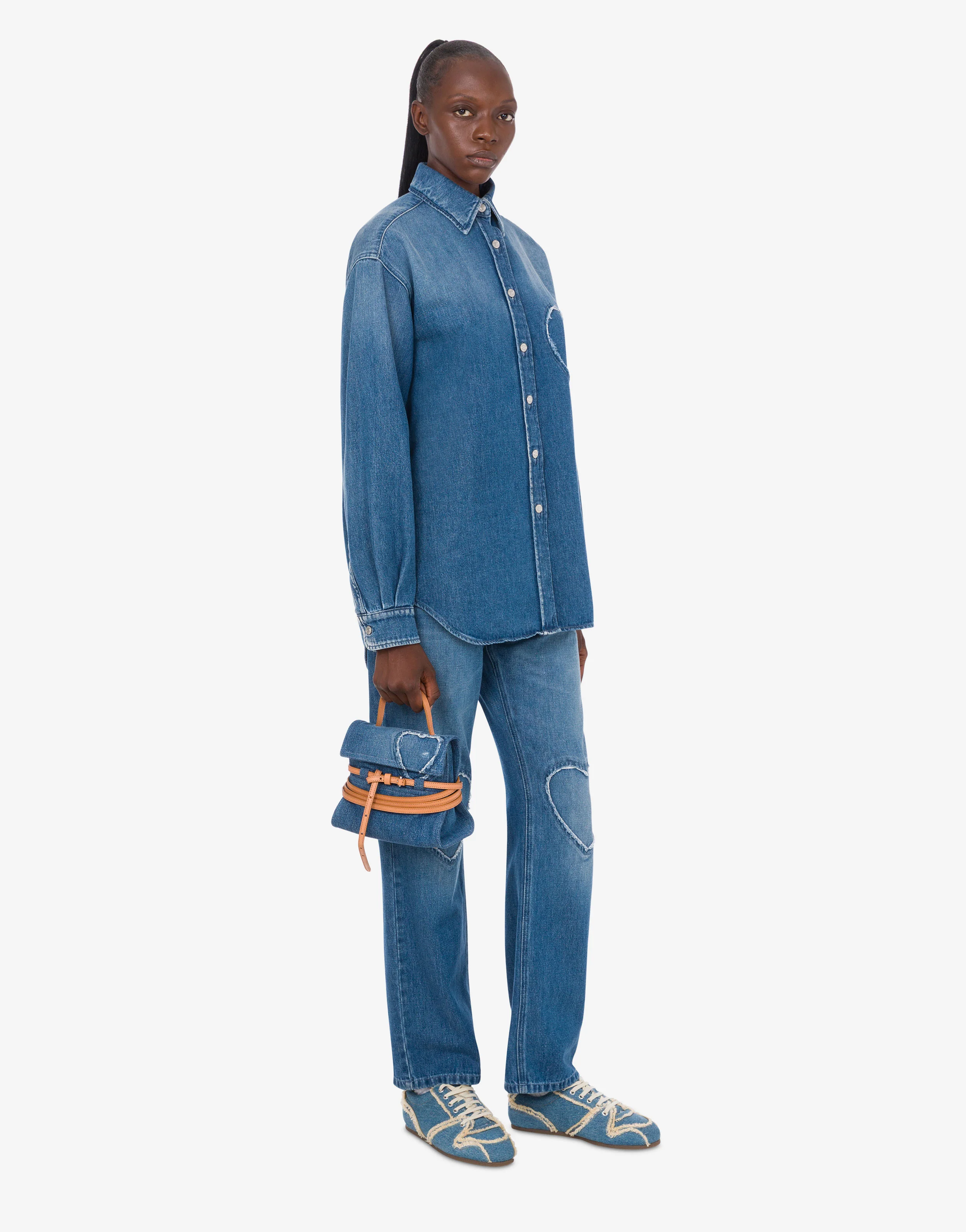 Moschino Tie Me Small Hand Bag - Image 5