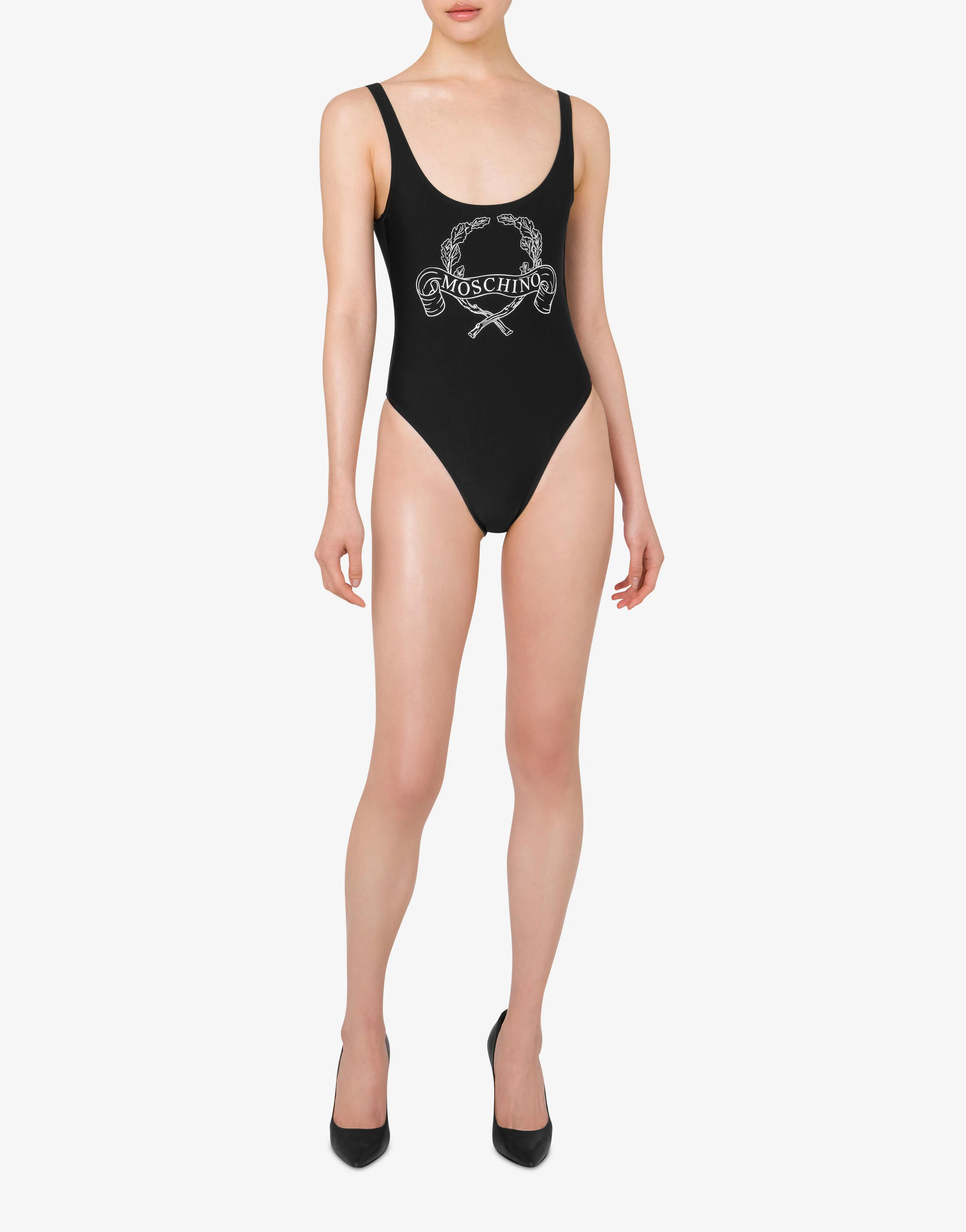 One-Piece Swimsuit Laurel Crown Logo - Image 2