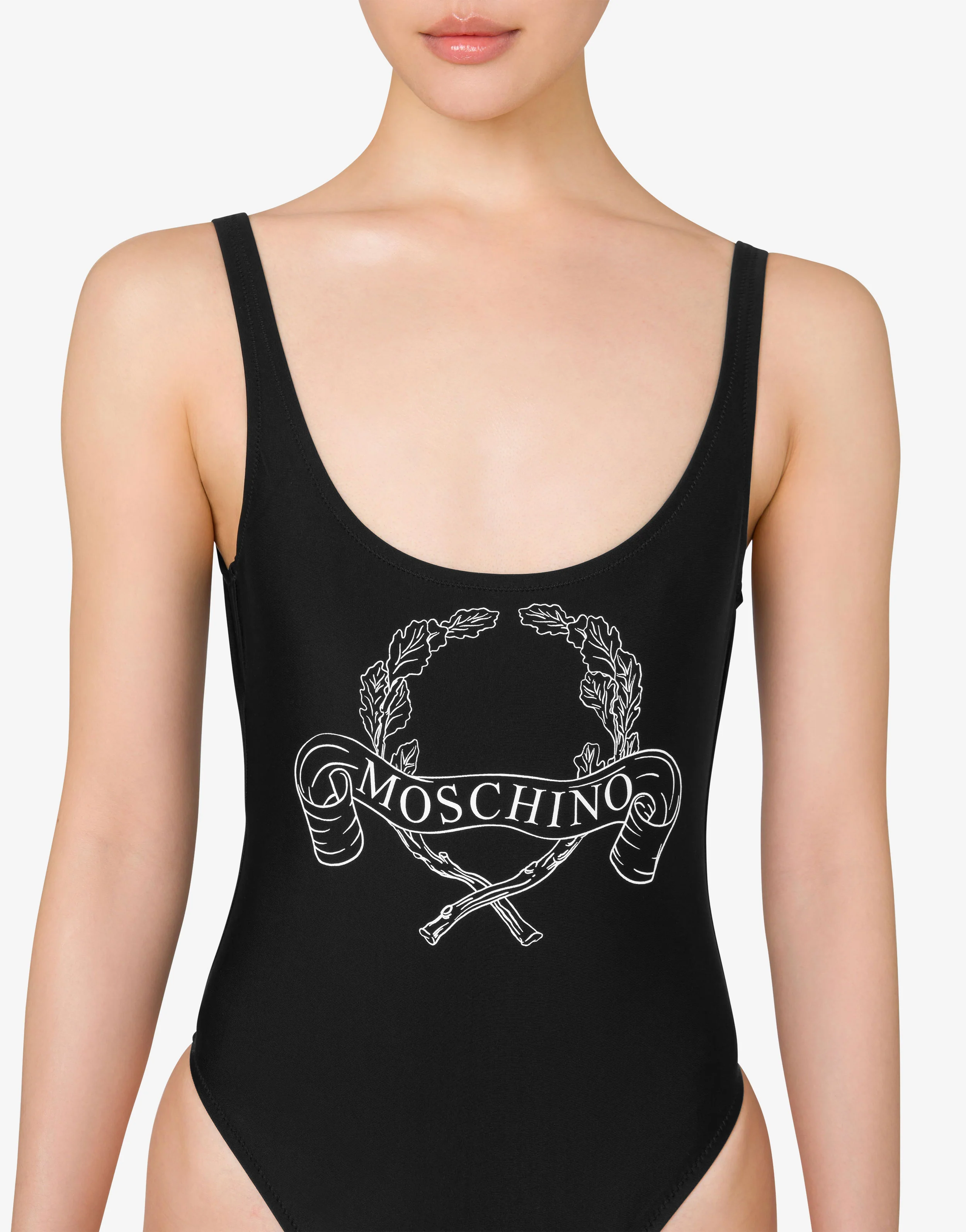 One-Piece Swimsuit Laurel Crown Logo - Image 4