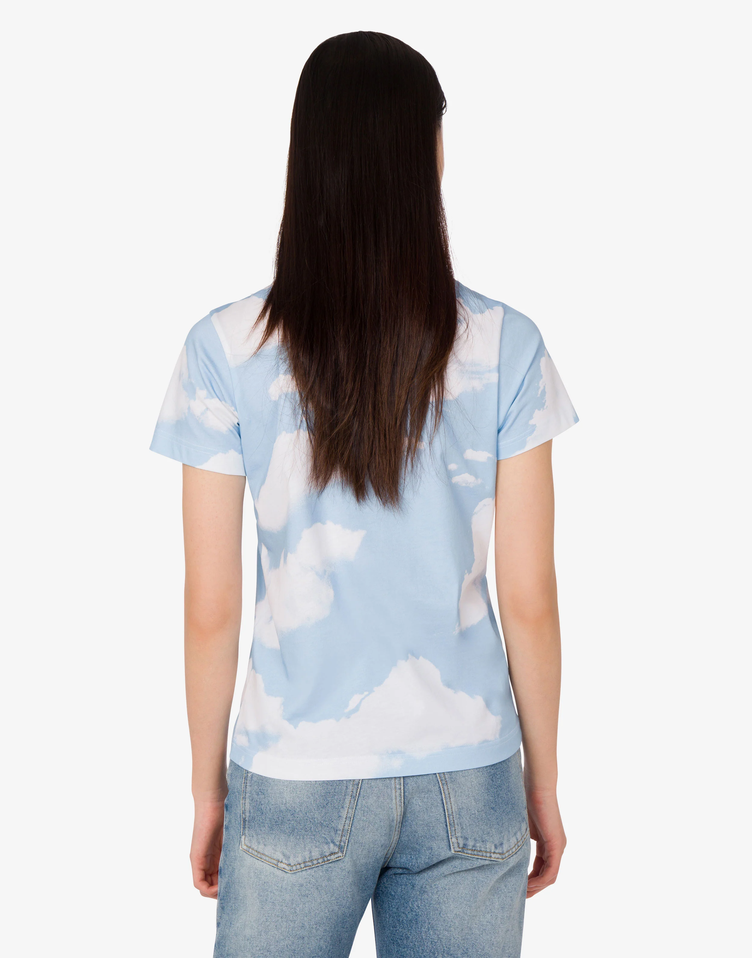 Organic cotton jersey T-shirt Archive Clouds - Image 3
