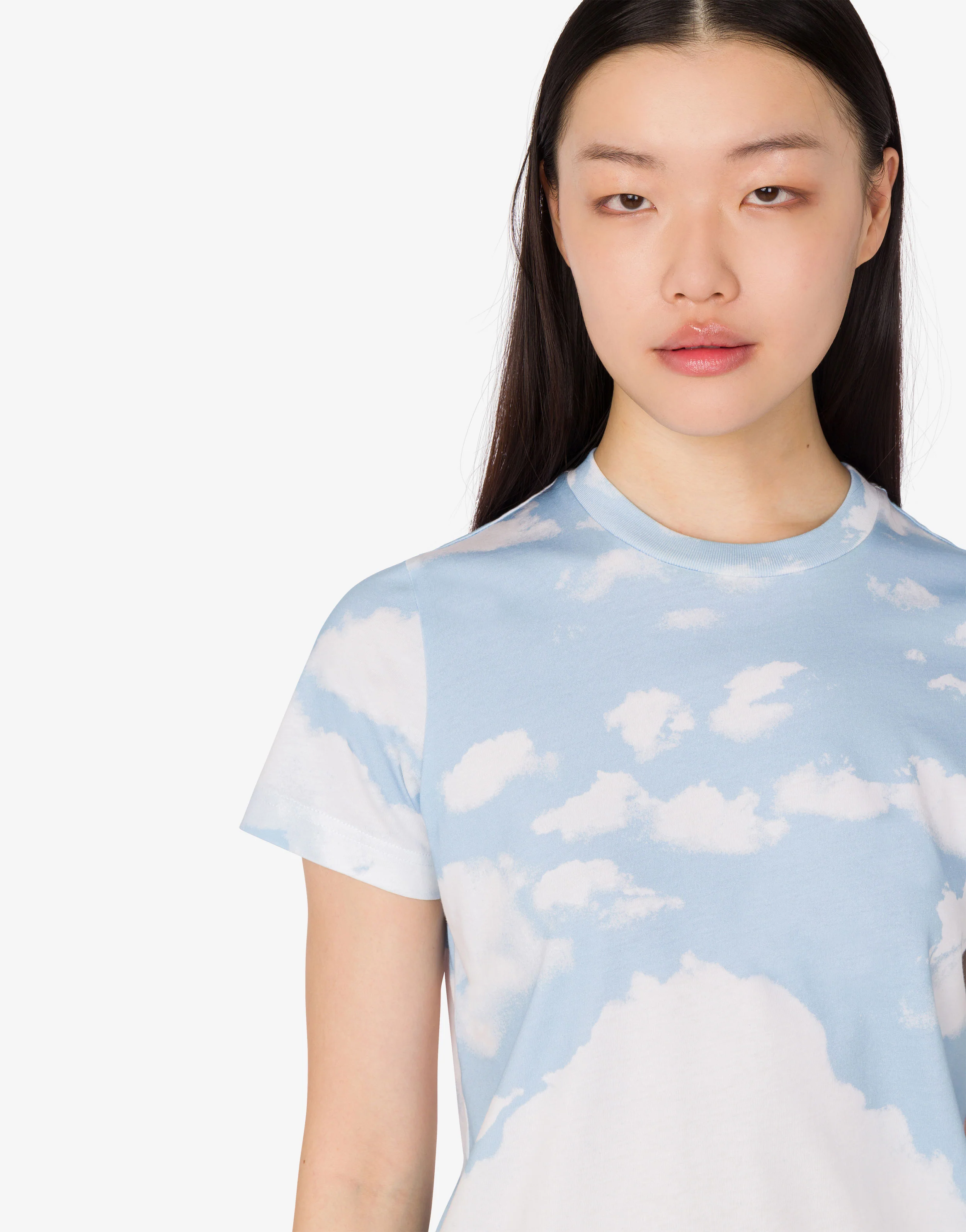 Organic cotton jersey T-shirt Archive Clouds - Image 4