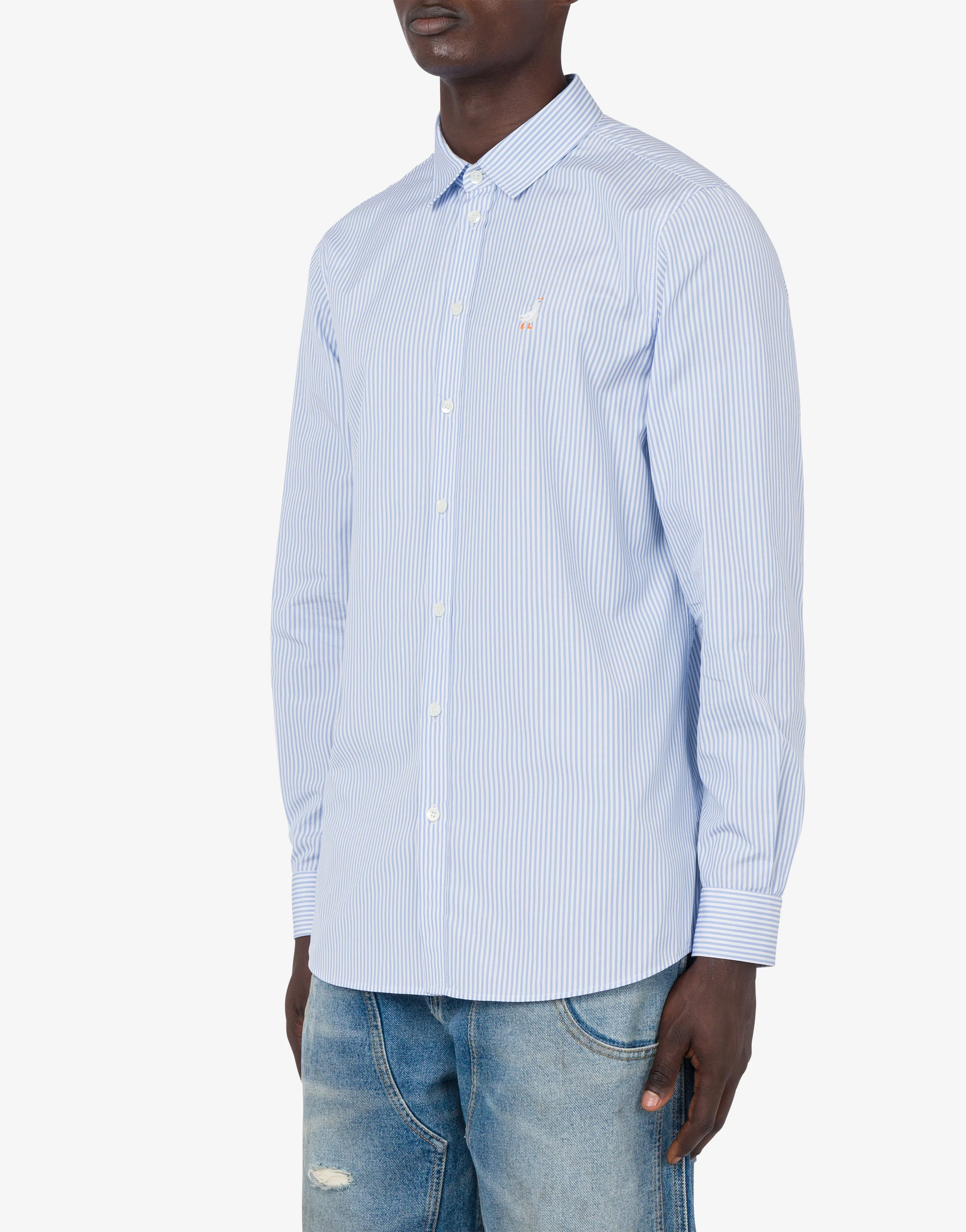 Poplin Shirt Goose Embroidery - Image 2