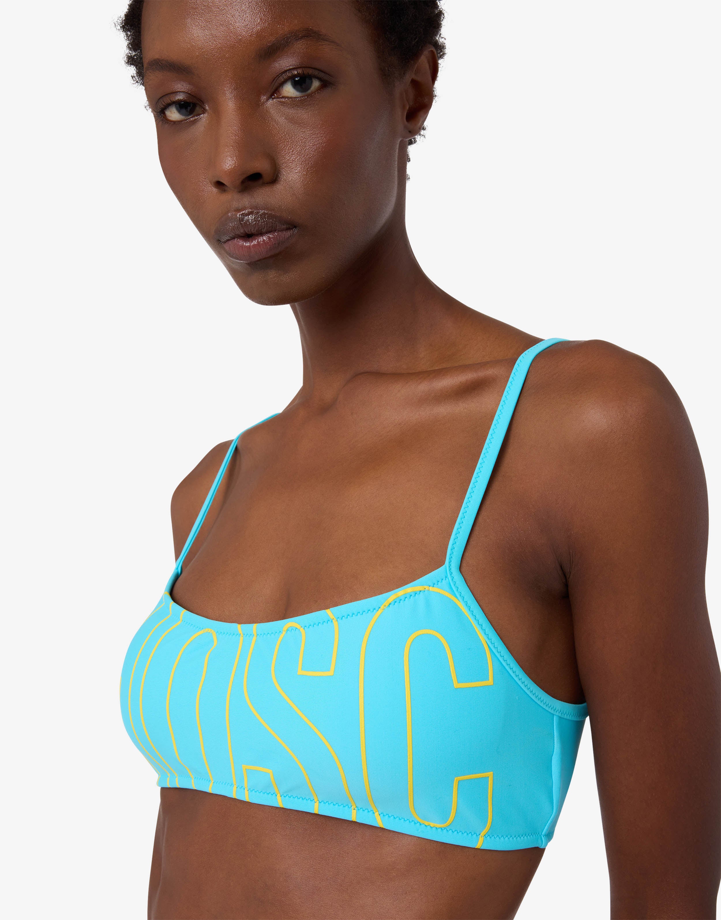 Printed bandeau bikini top - Image 3