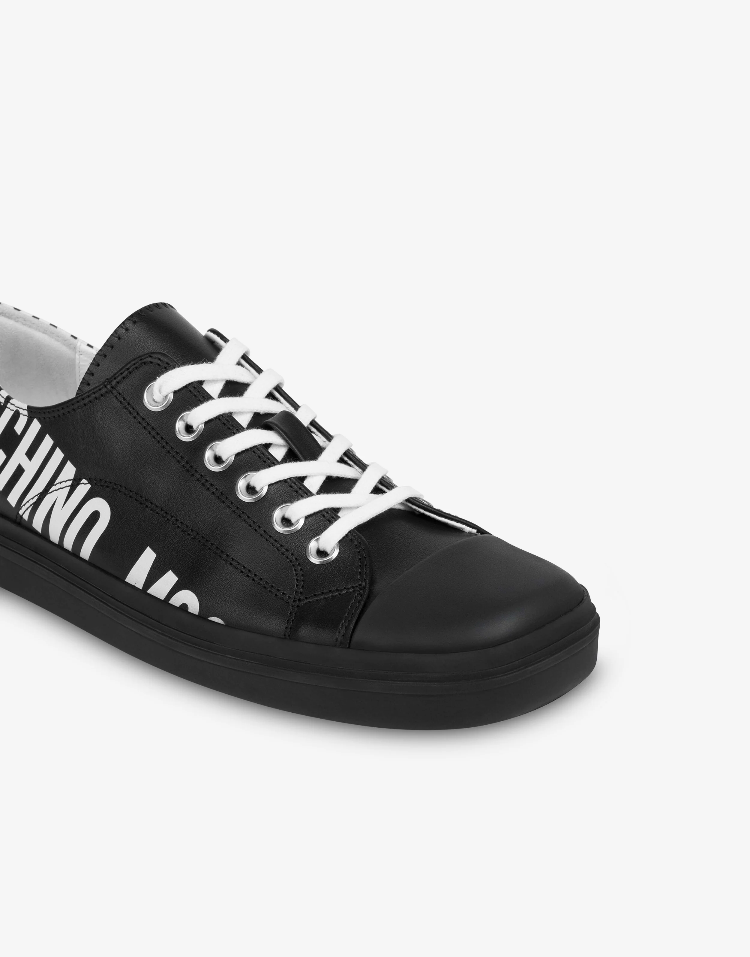 Printed calfskin sneakers - Image 4