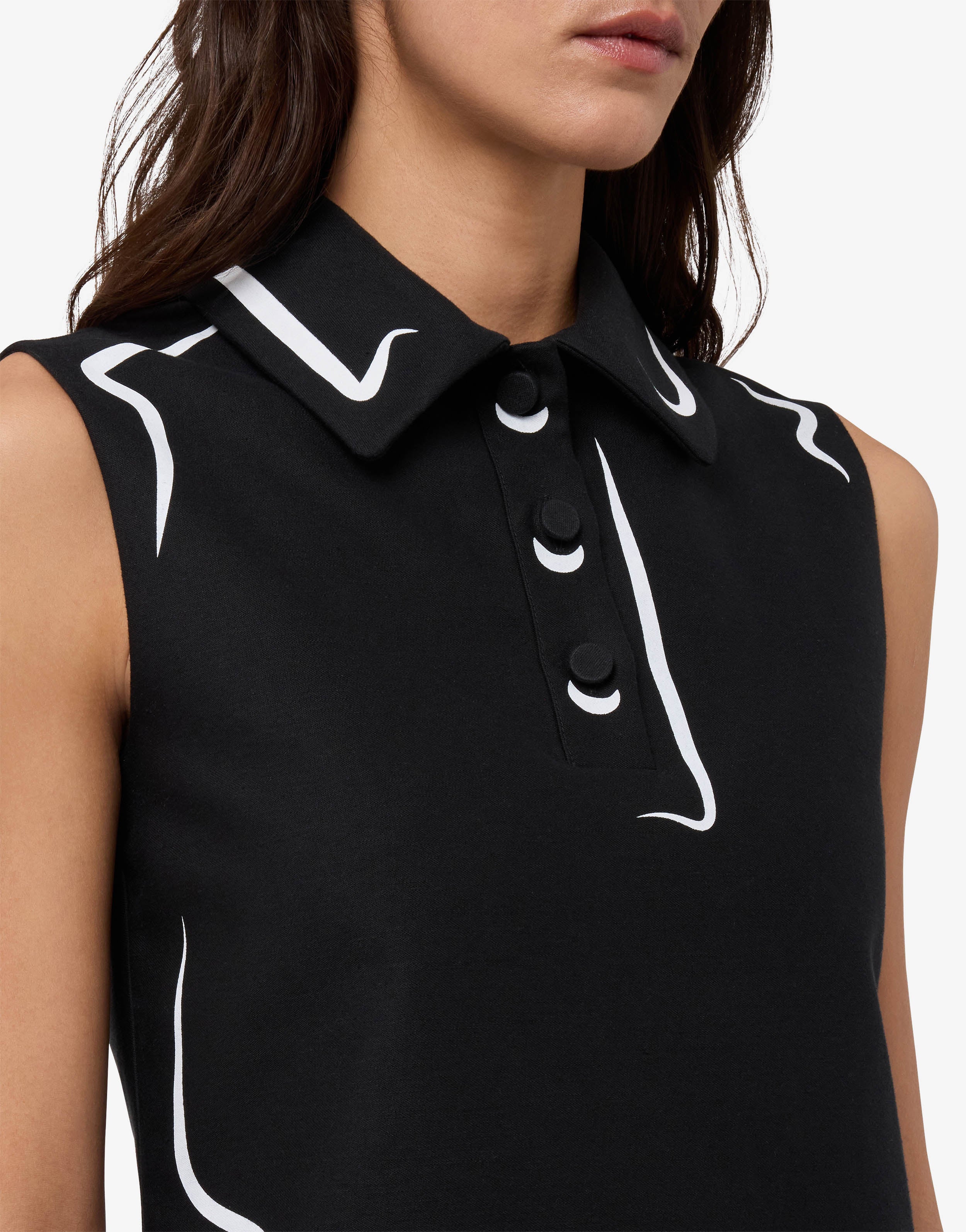 Printed cotton cloth dress - Image 3