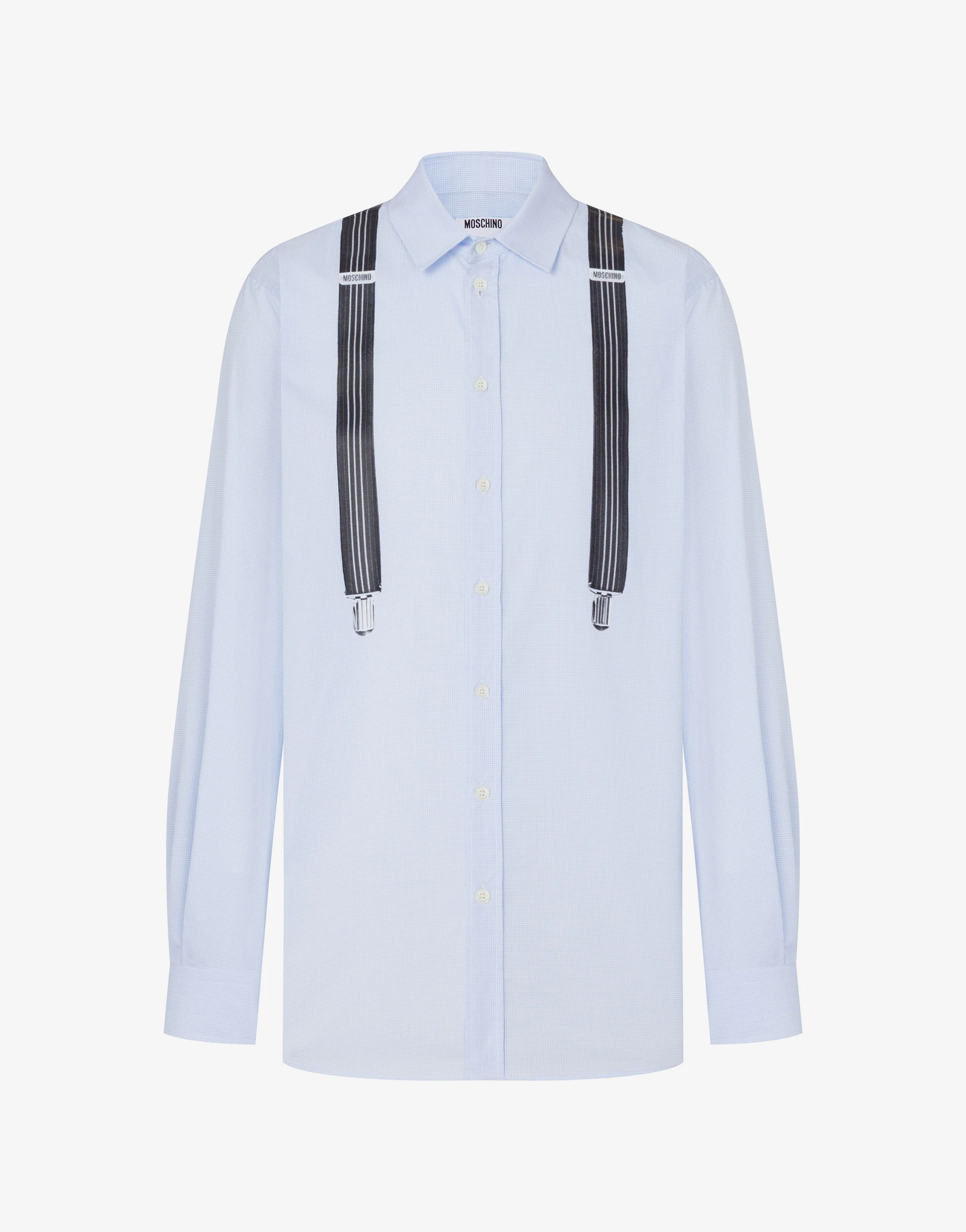 Printed cotton gingham shirt - Image 4