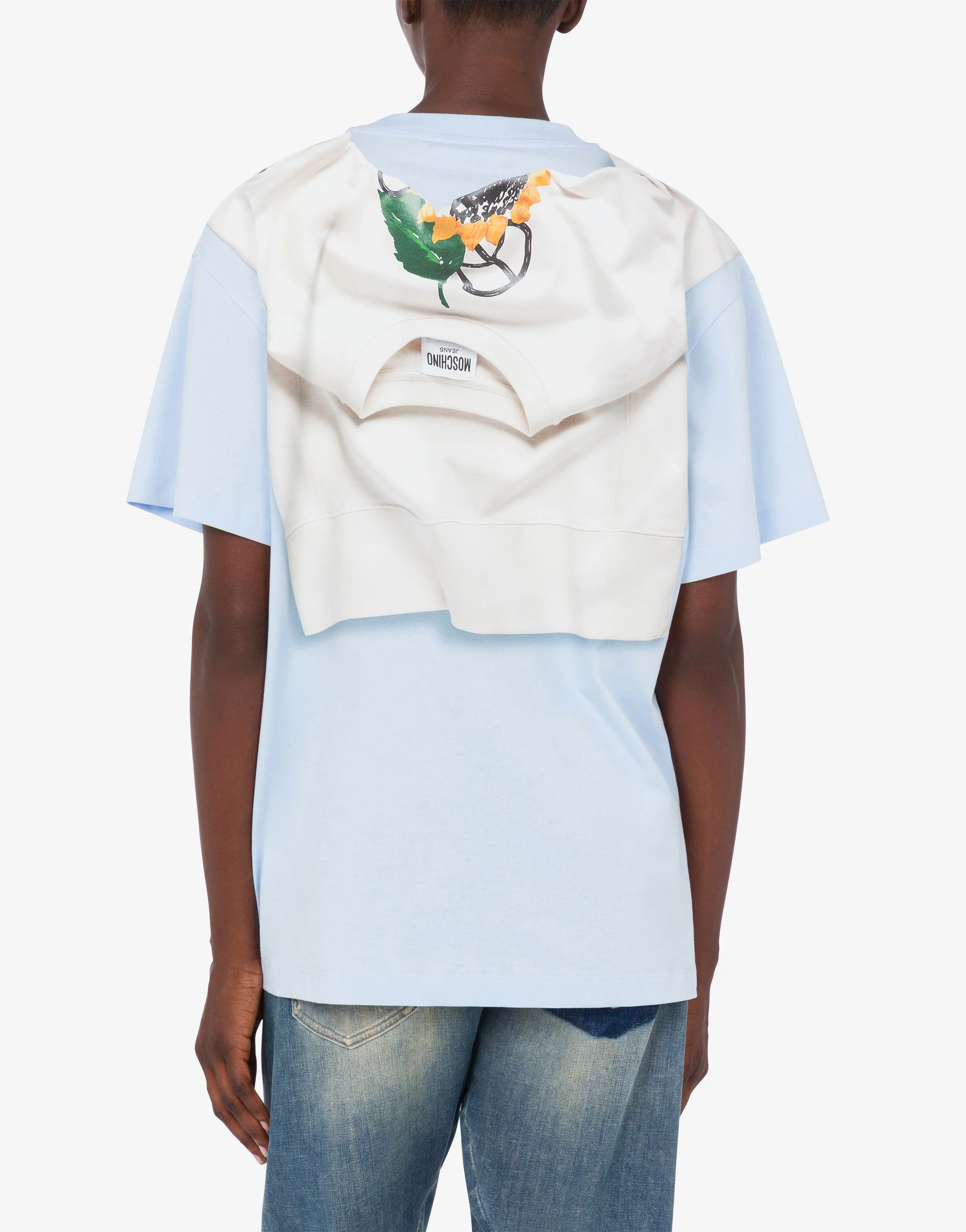 Printed cotton jersey T-shirt - Image 3